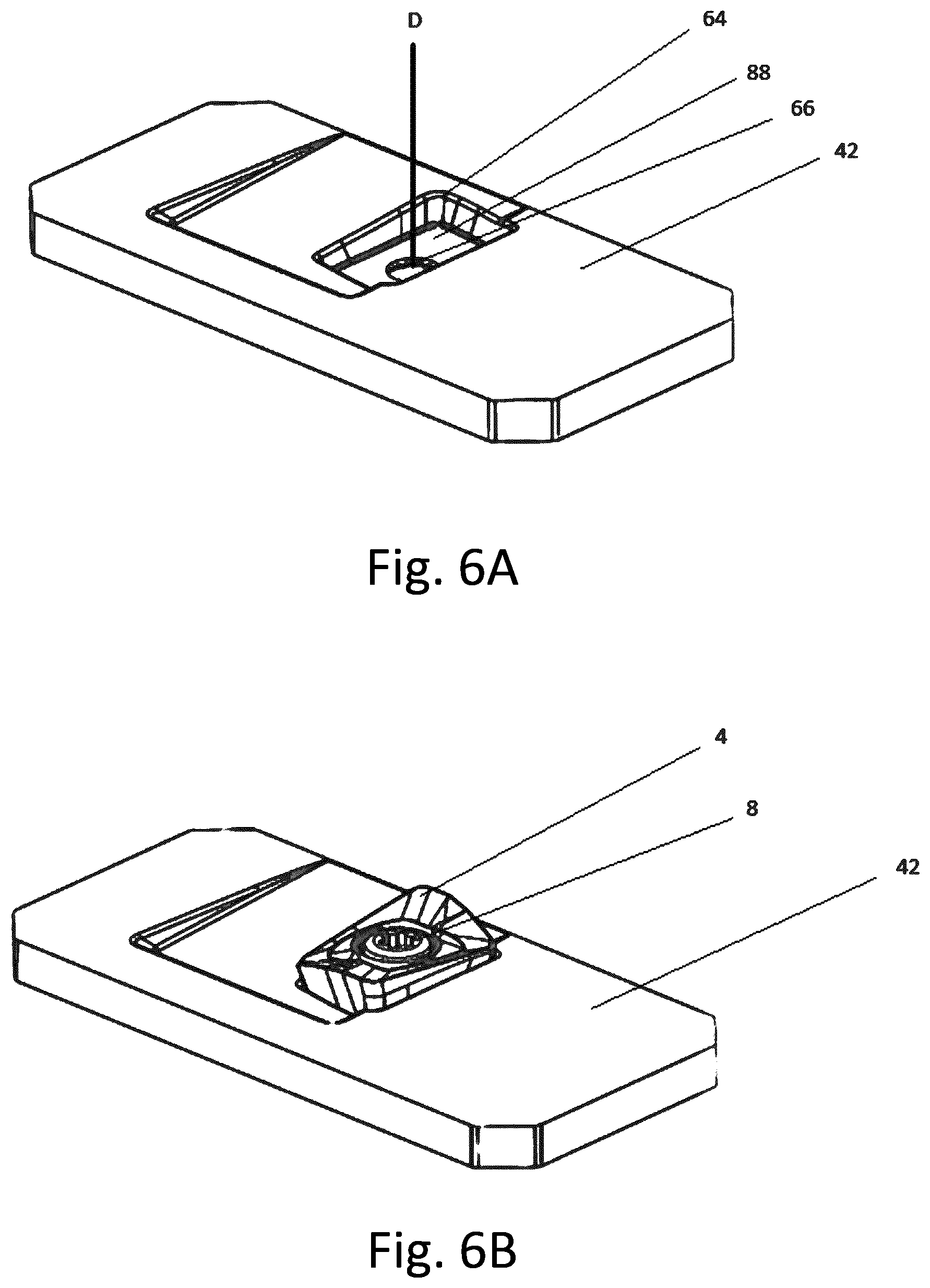 Patent US12611741 Figure 4 – System of and method for automated mounting/dismounting of a cutting insert on a tool body