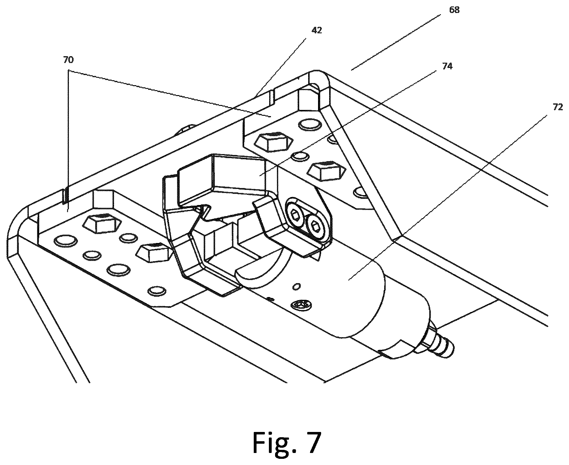 Patent US12611741 Figure 5 – System of and method for automated mounting/dismounting of a cutting insert on a tool body
