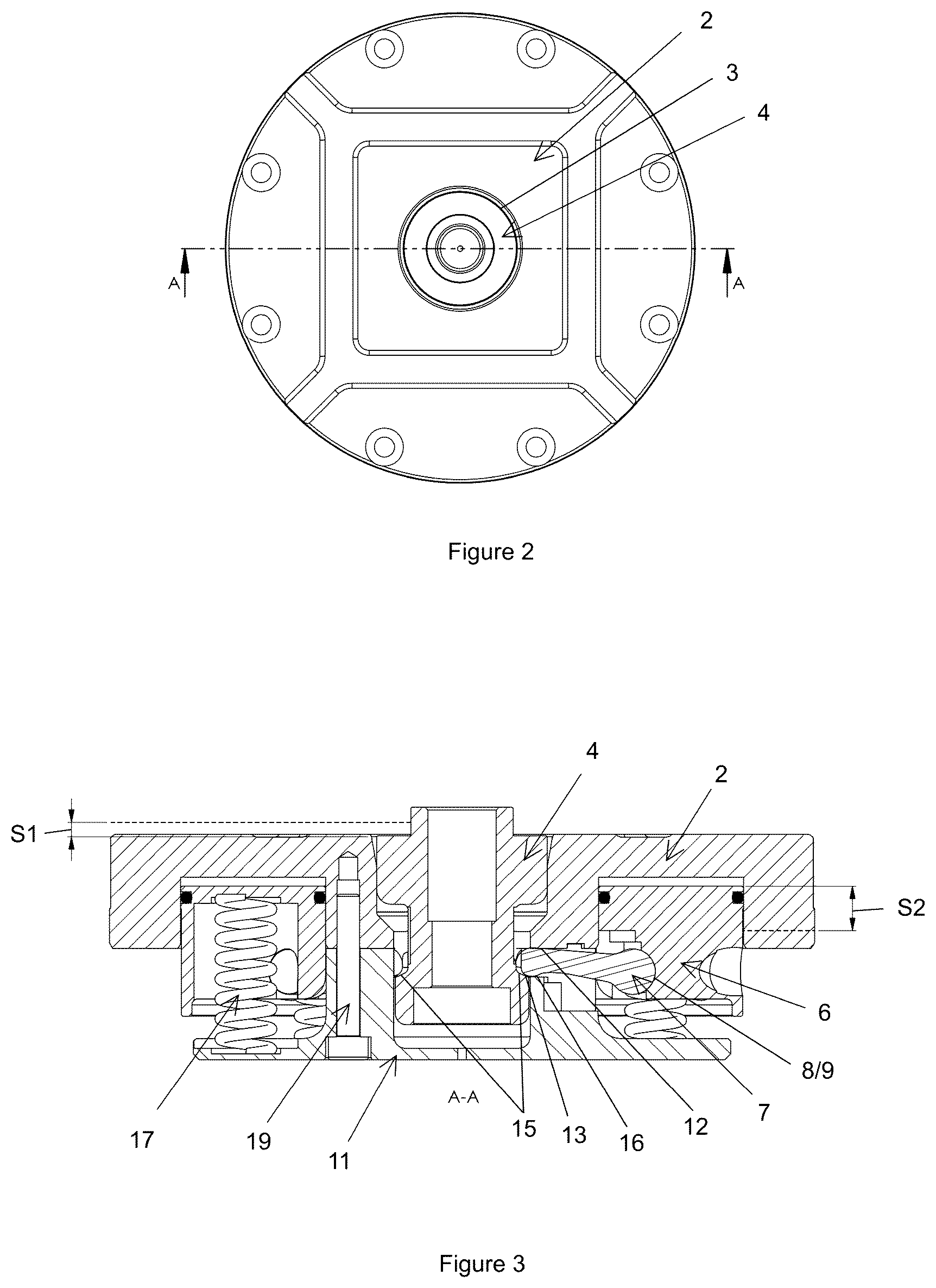 Patent US12611742 Figure 2 – Fastening arrangement for a processing machine
