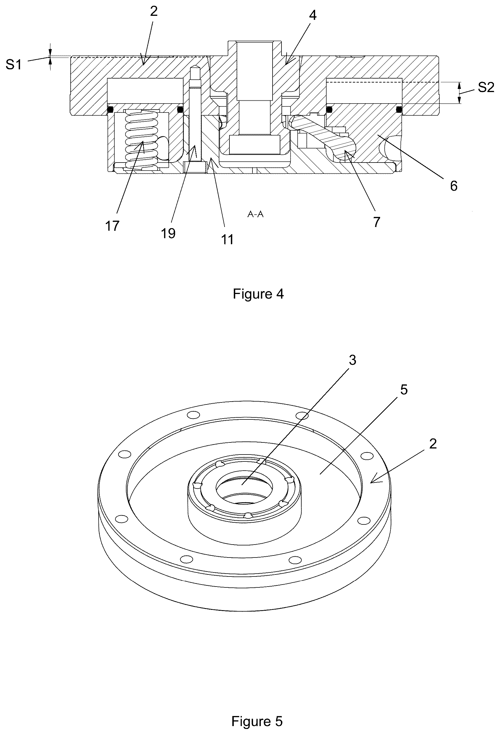 Patent US12611742 Figure 3 – Fastening arrangement for a processing machine
