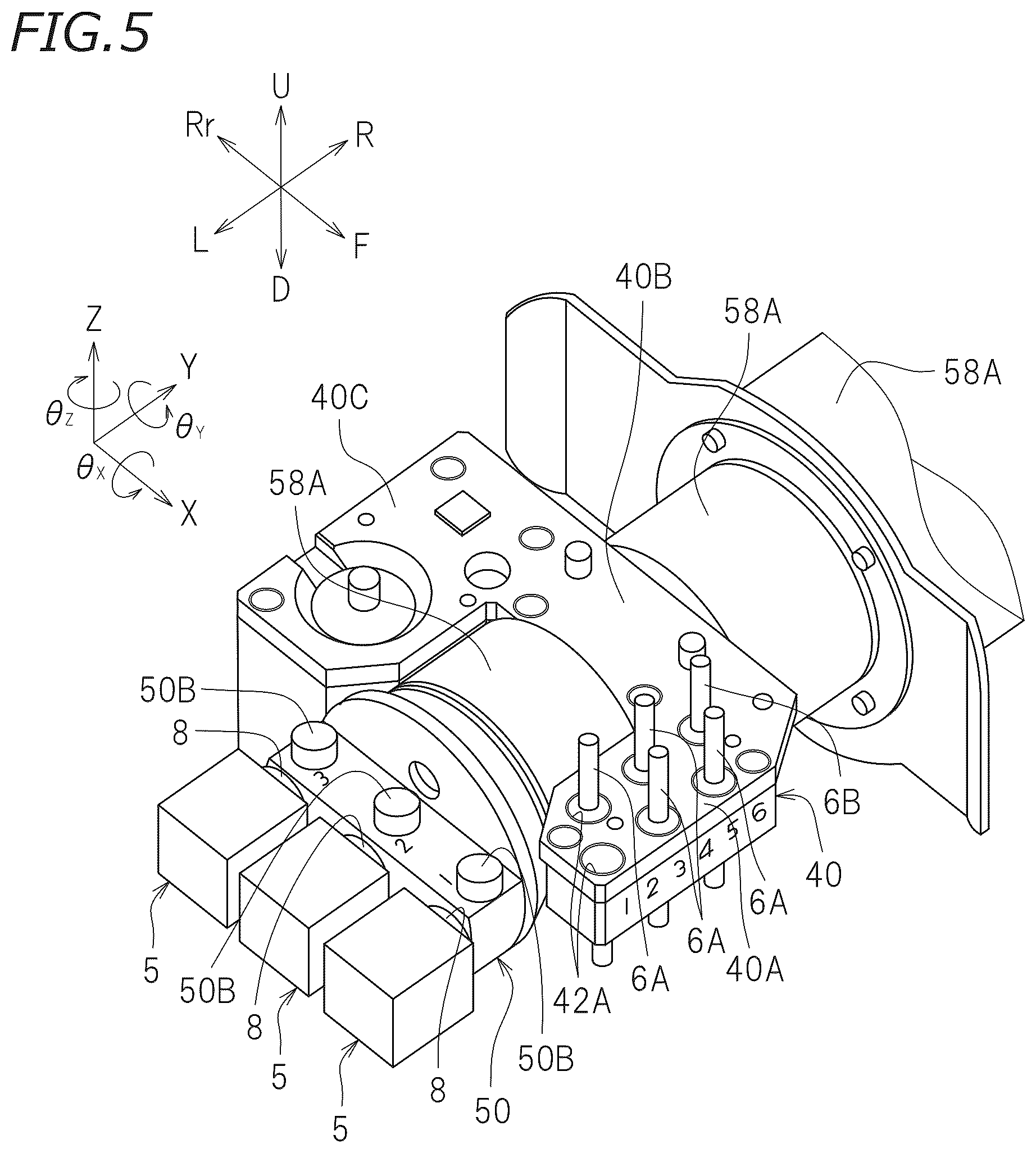 Patent US12611744 Figure 5 – Spindle and cutting apparatus including the same