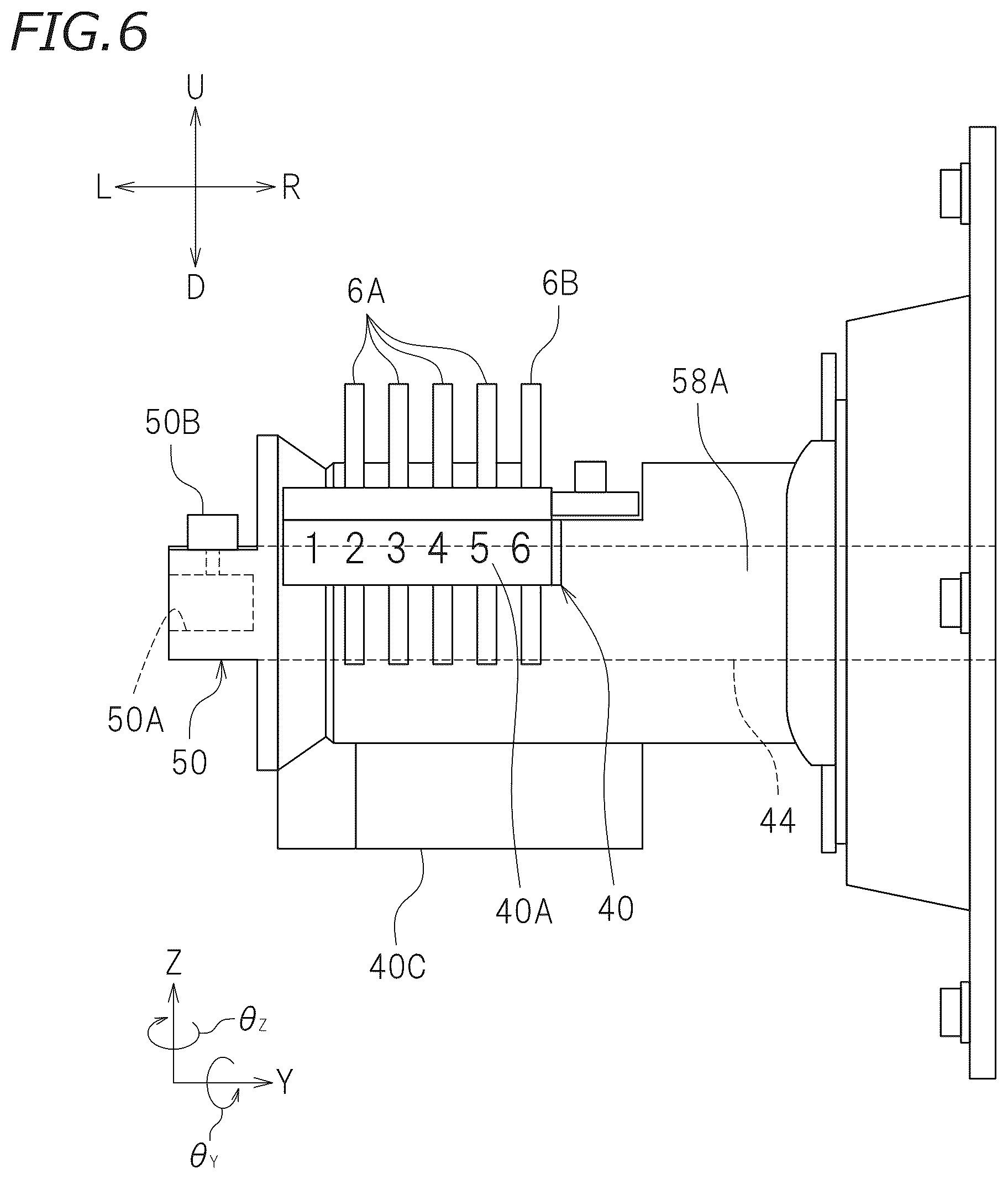 Patent US12611744 Figure 6 – Spindle and cutting apparatus including the same