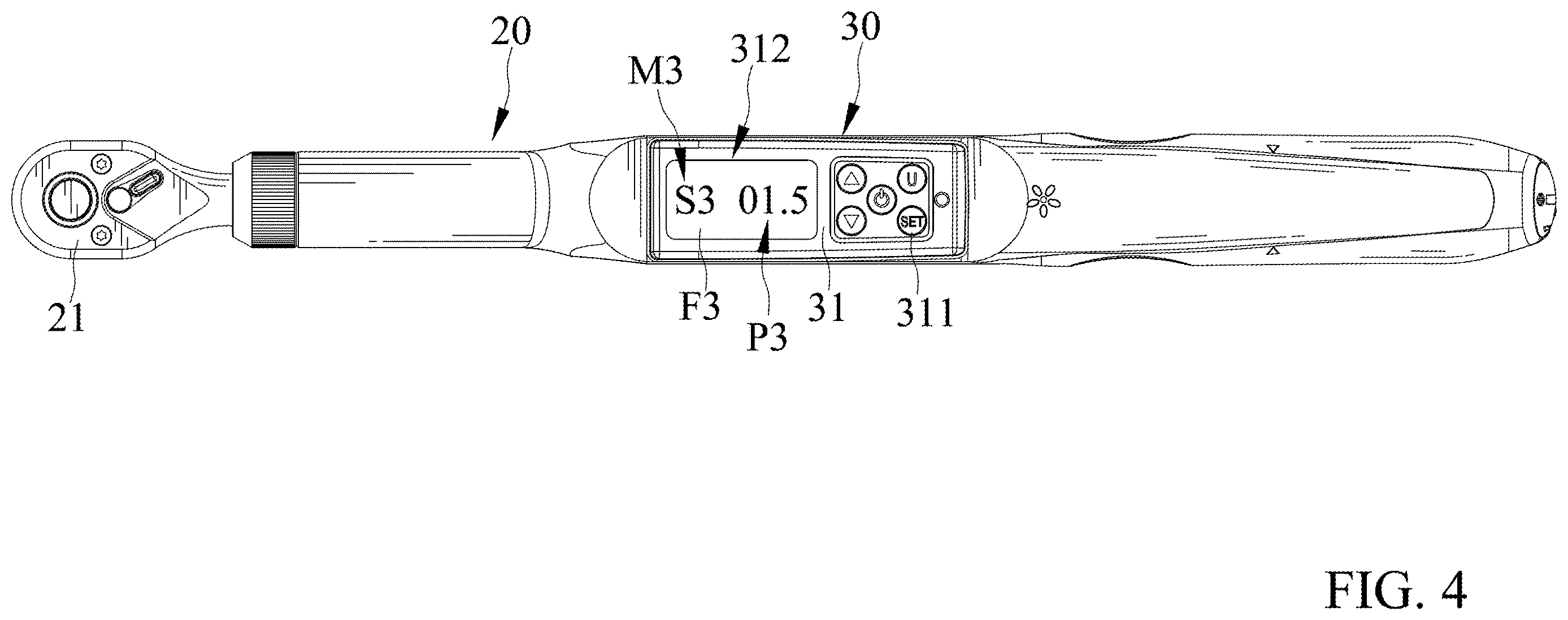 Patent US12611750 Figure 4 – Torque wrench and standalone calibration method thereof