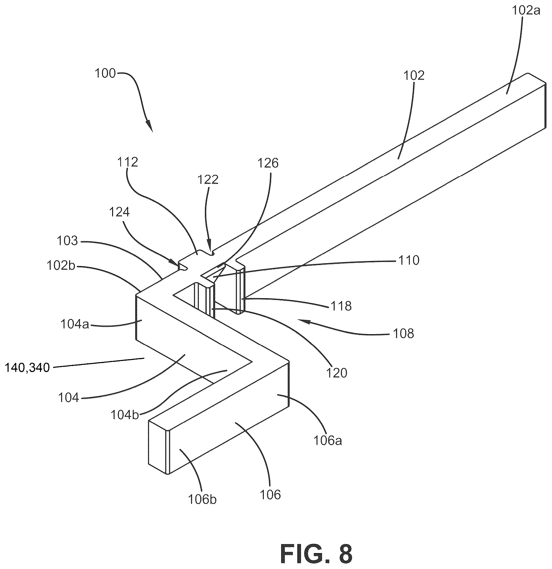 Patent US12611752 Figure 8 – Insertion tool