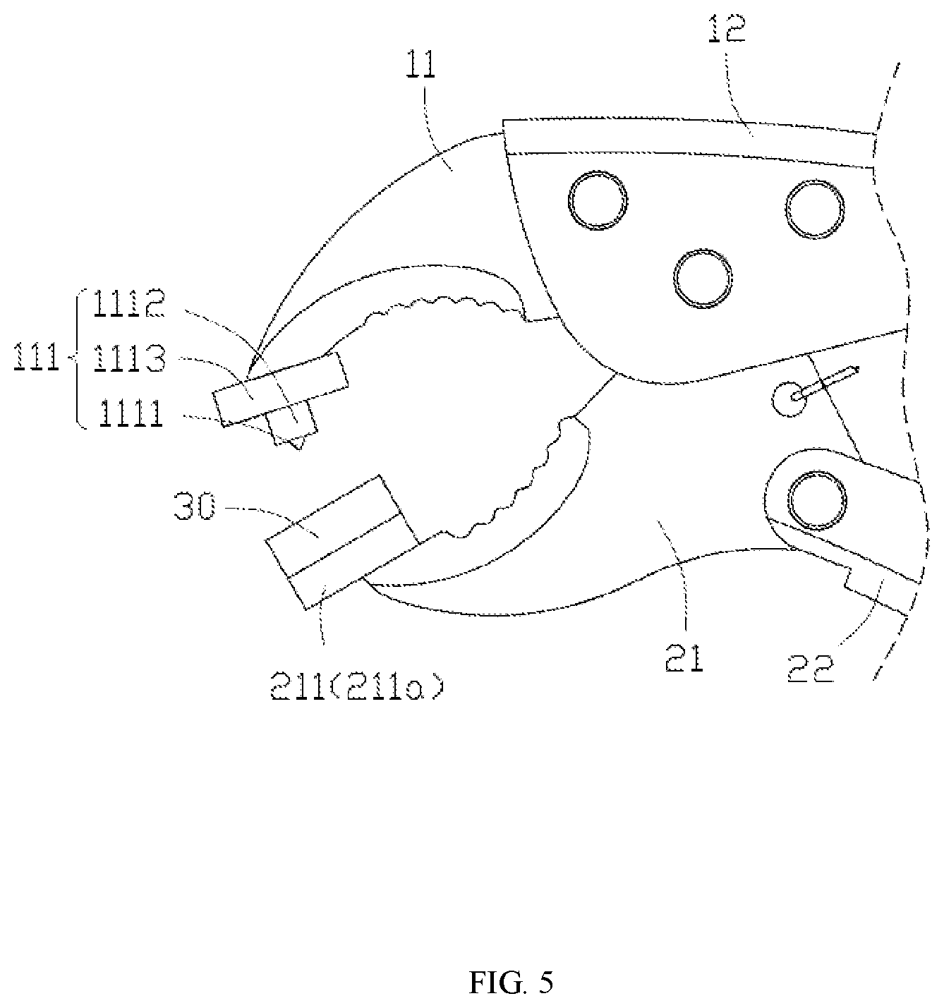 Patent US12611753 Figure 5 – Pressing tool