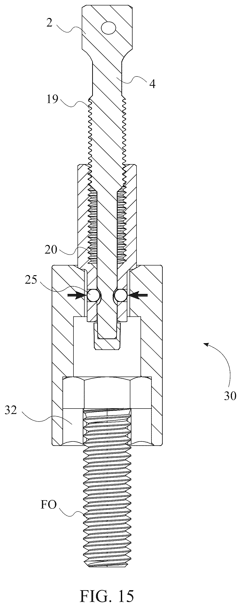 Patent US12611755 Figure 13 – Methods and apparatuses for dislodging foreign objects from fastener extractors