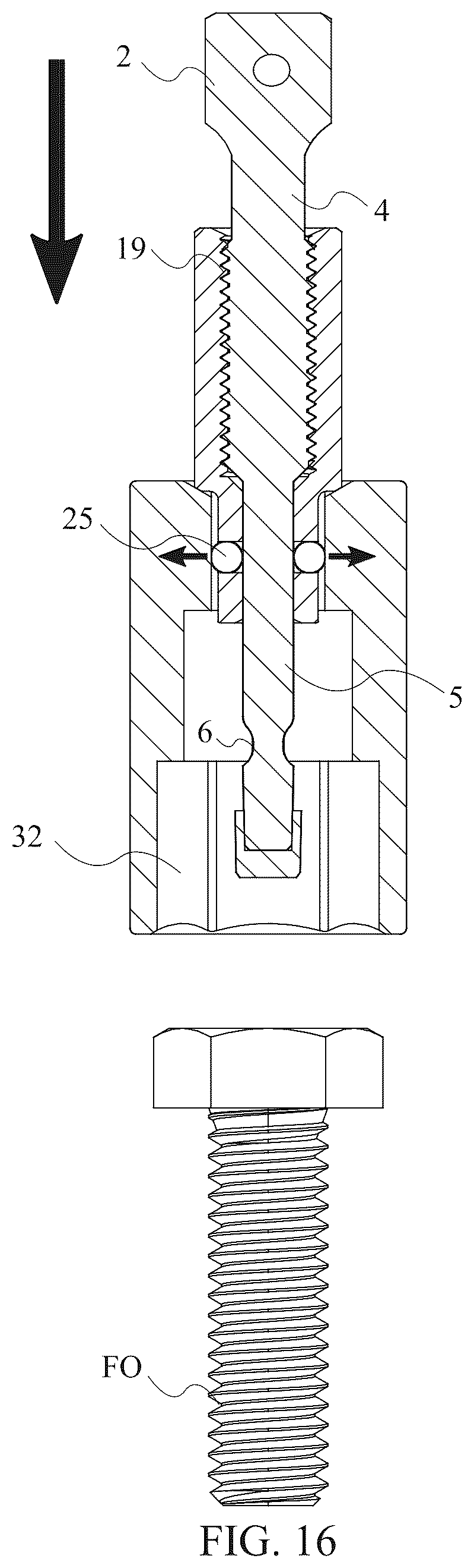 Patent US12611755 Figure 14 – Methods and apparatuses for dislodging foreign objects from fastener extractors