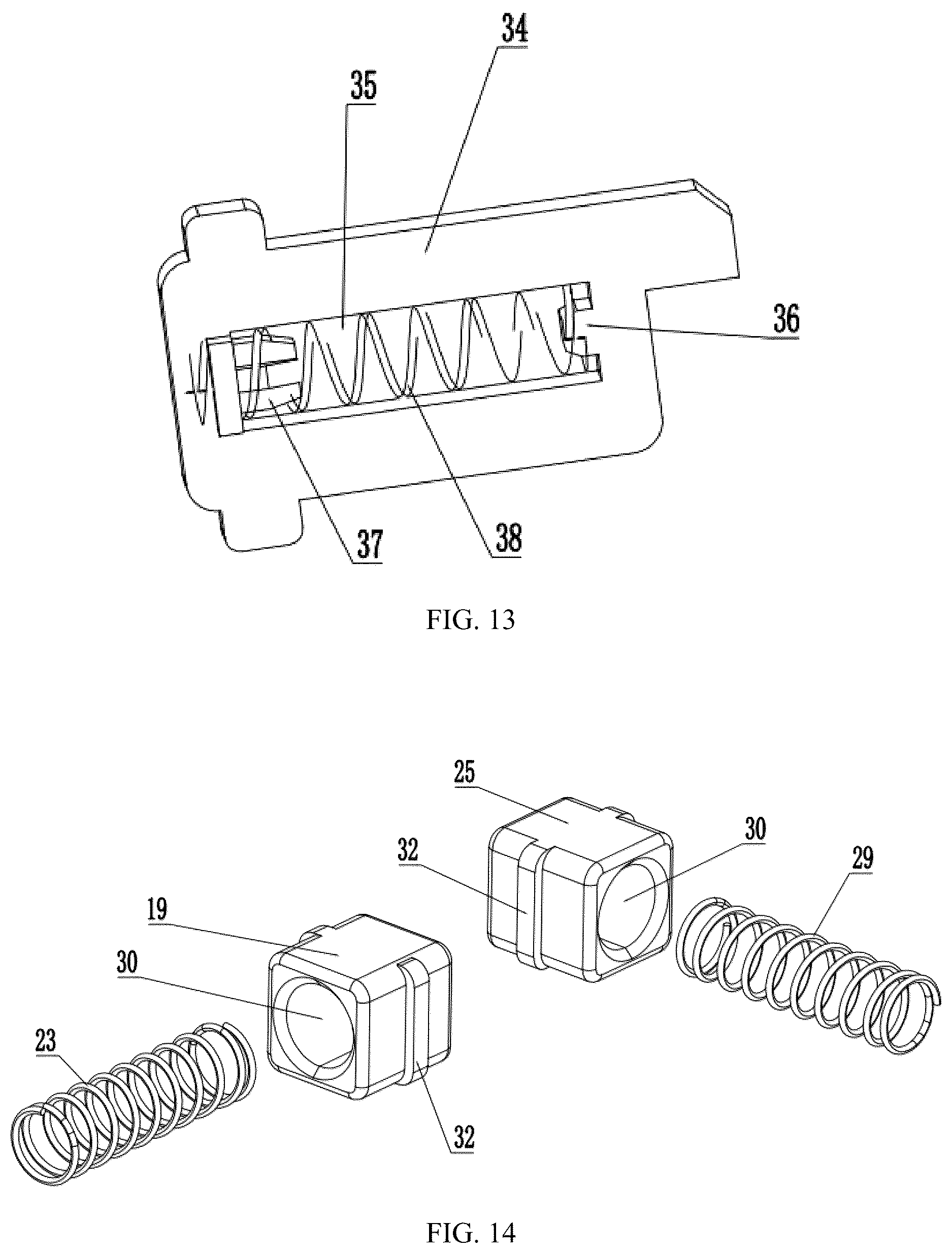 Patent US12611759 Figure 11 – Tool head replacement structure for electric tools