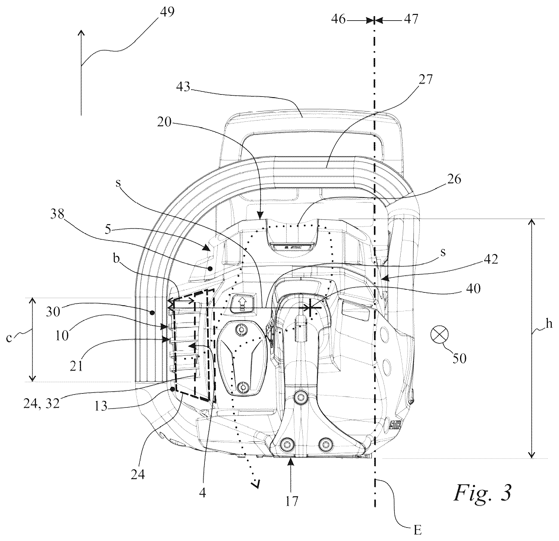 Patent US12611760 Figure 3 – Hand-guided work apparatus