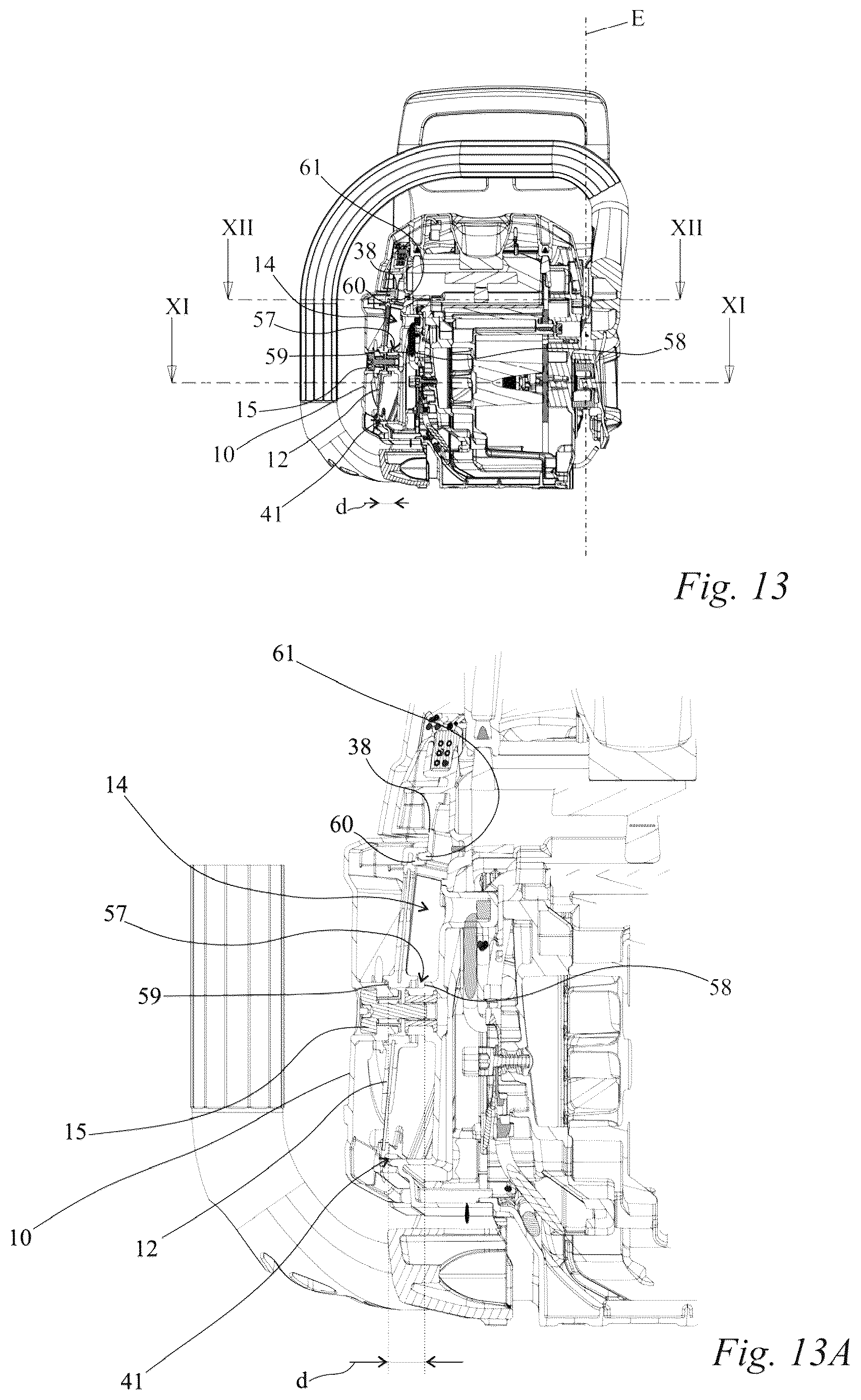 Patent US12611760 Figure 9 – Hand-guided work apparatus