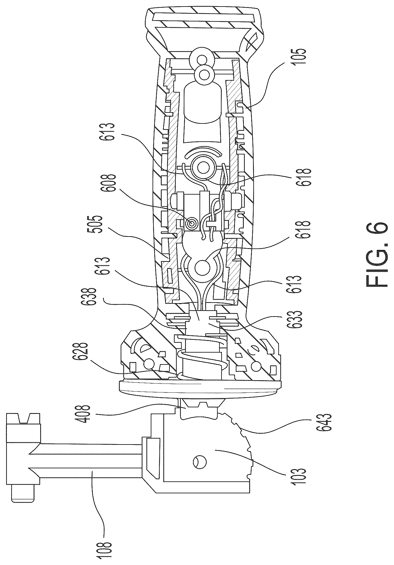 Patent US12611761 Figure 6 – Grinder including enhanced sensing and component detection