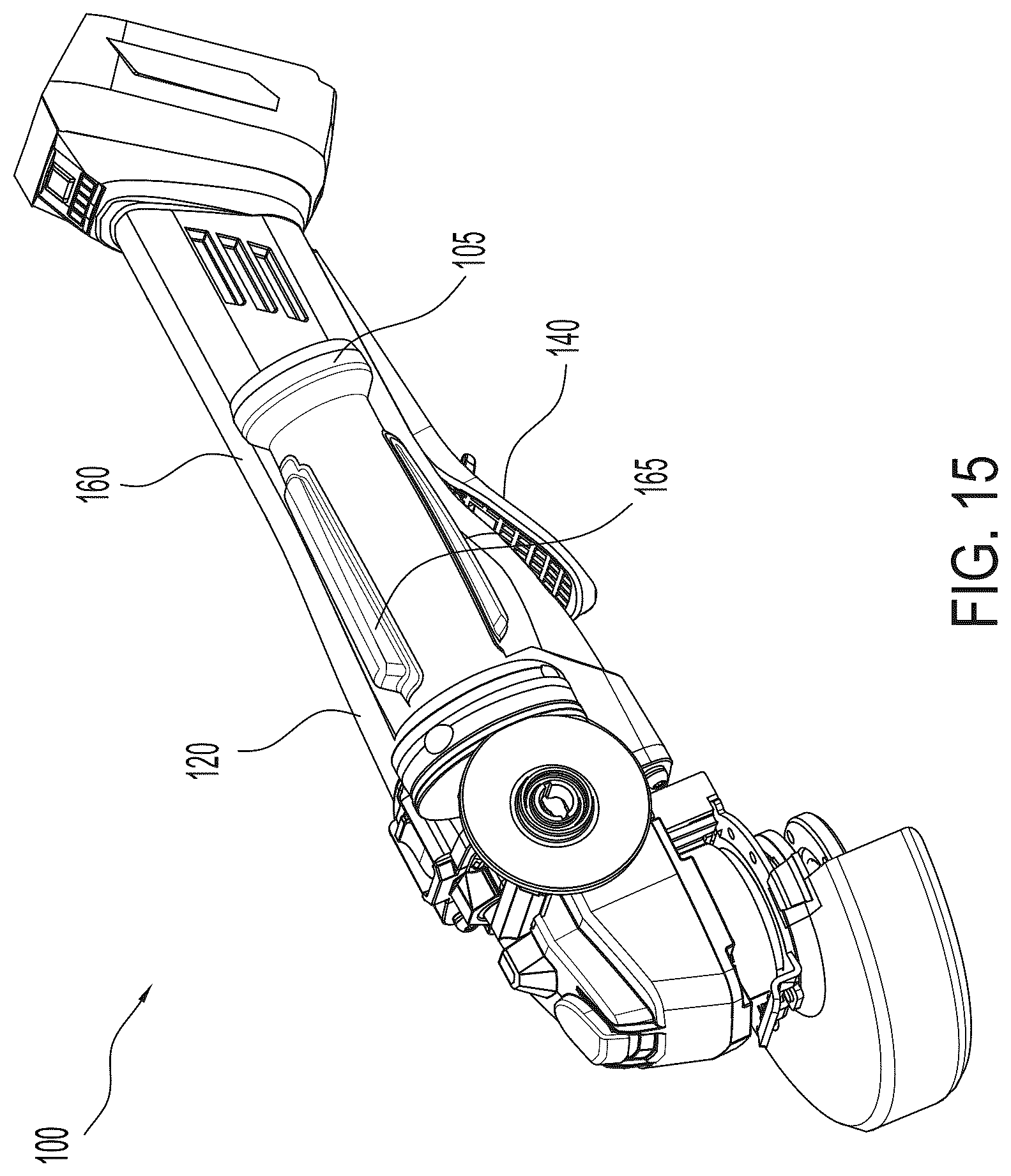 Patent US12611761 Figure 15 – Grinder including enhanced sensing and component detection