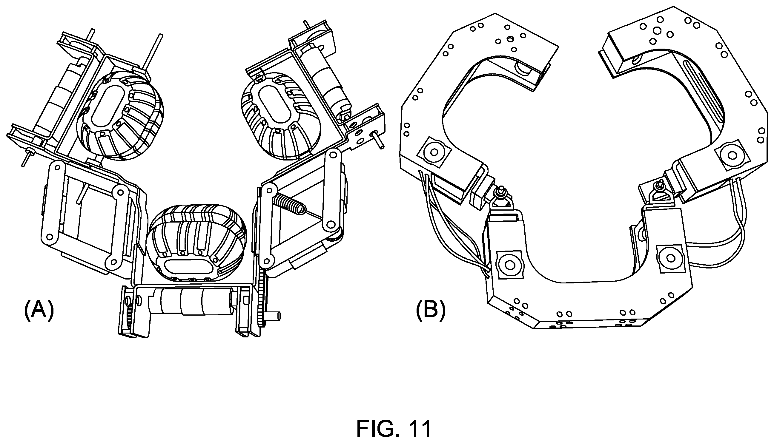 Patent US12611765 Figure 10 – Modular omnidirectional robotic system for nonplanar structure navigation