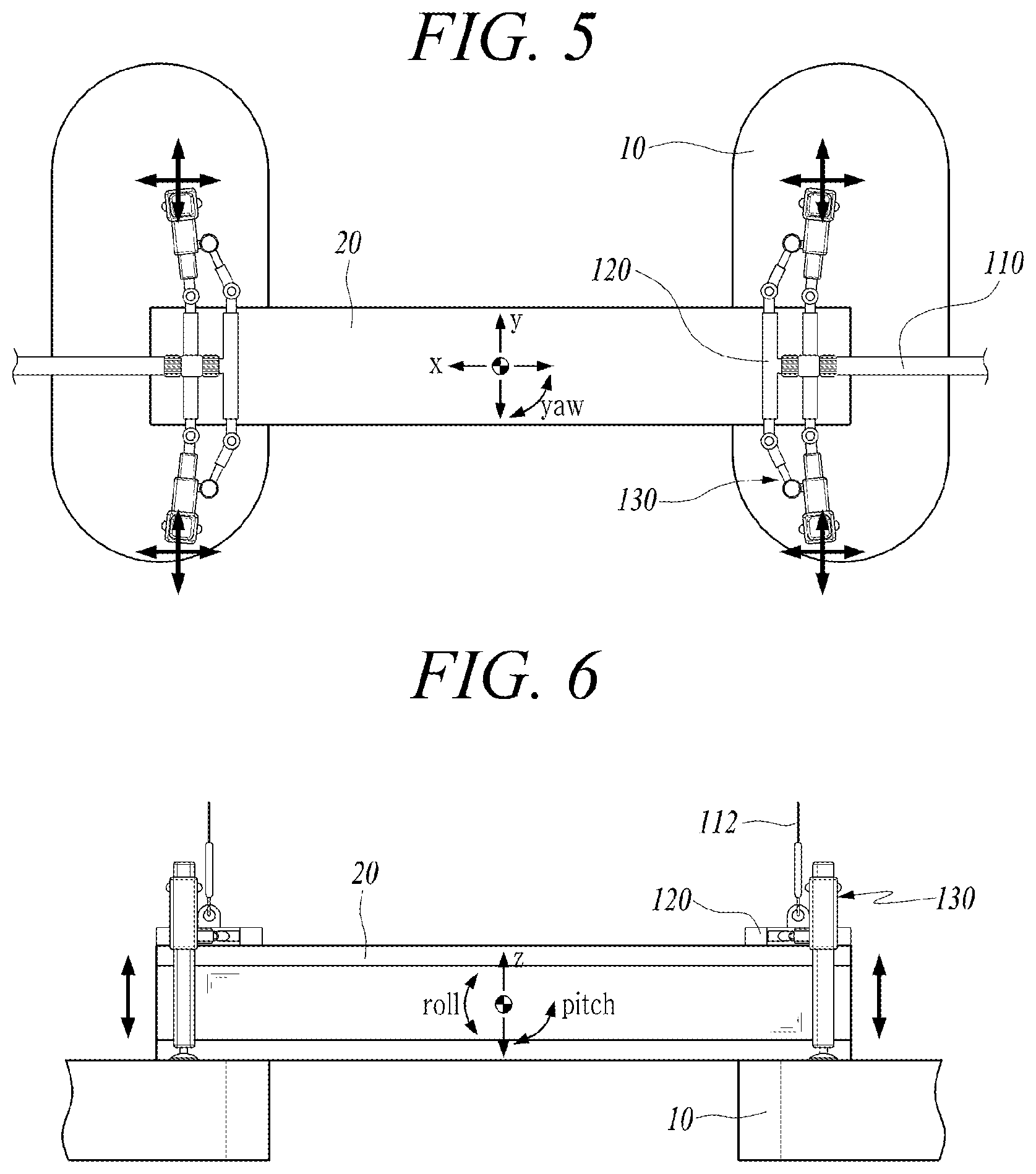 Patent US12611776 Figure 4 – Multiple hydraulic robot system for precisely mounting girder