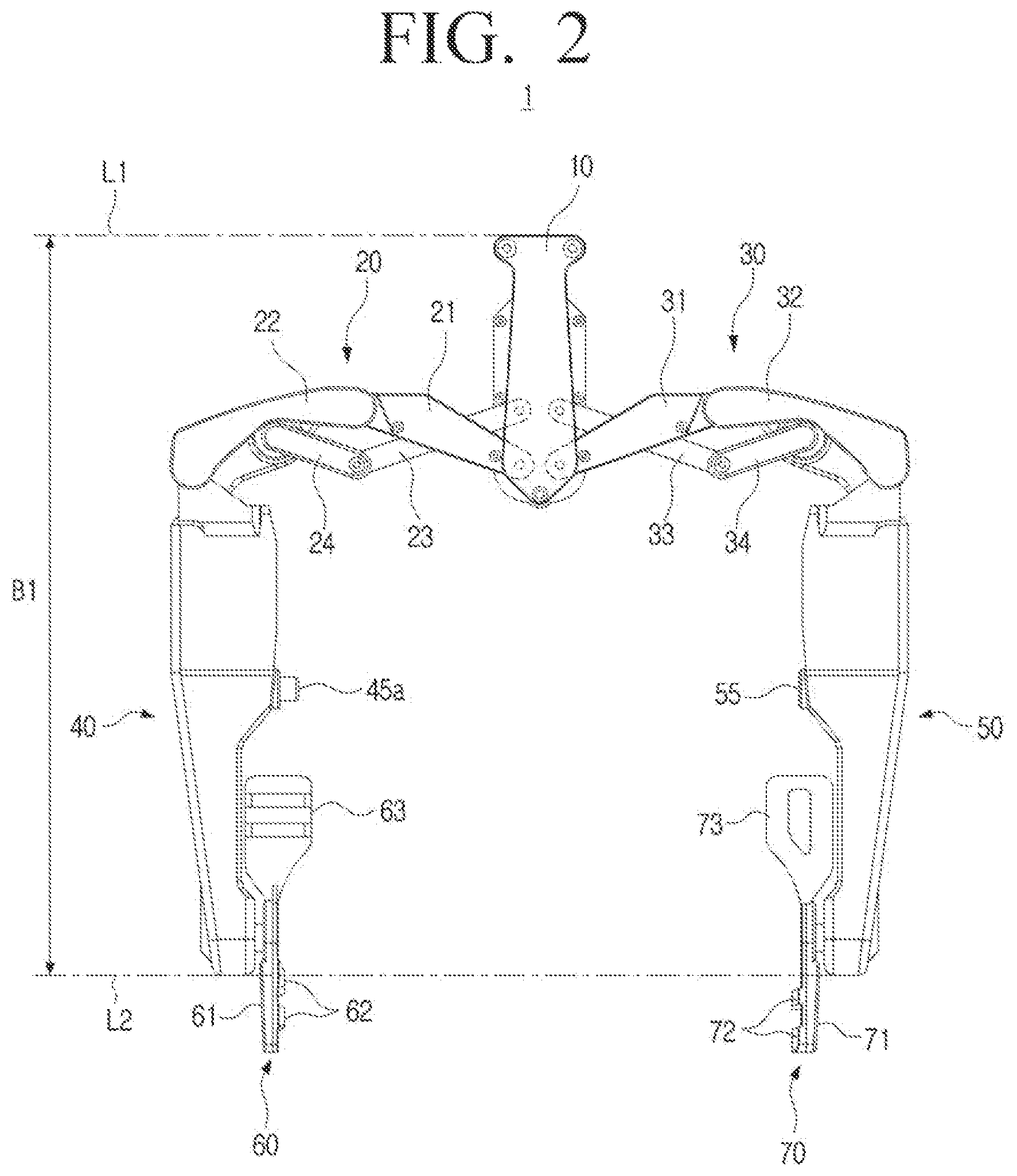 Patent US12611783 Figure 2 – Robot hand and control method of the same