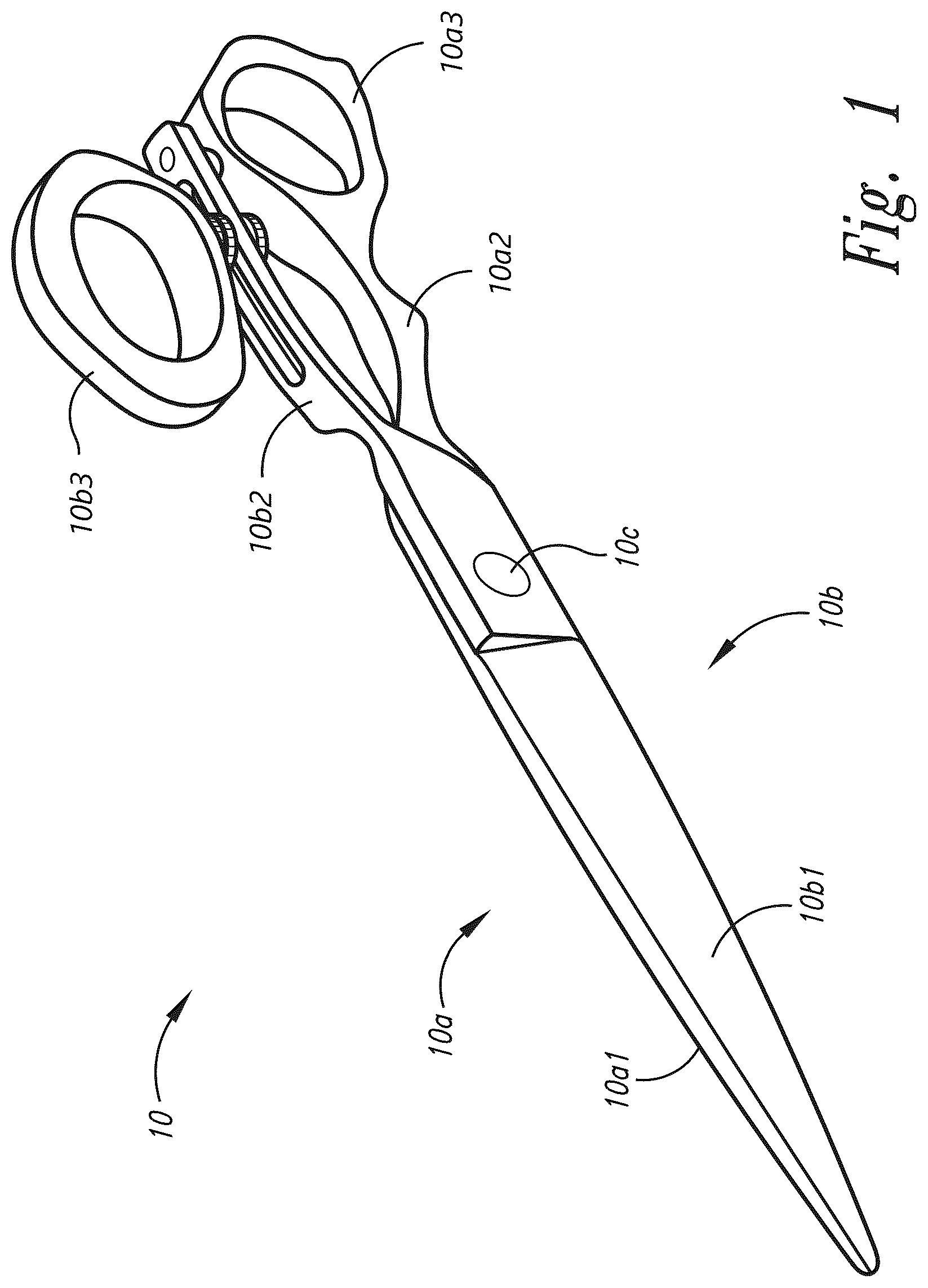 Patent US12611787 Figure 1 – Scissors
