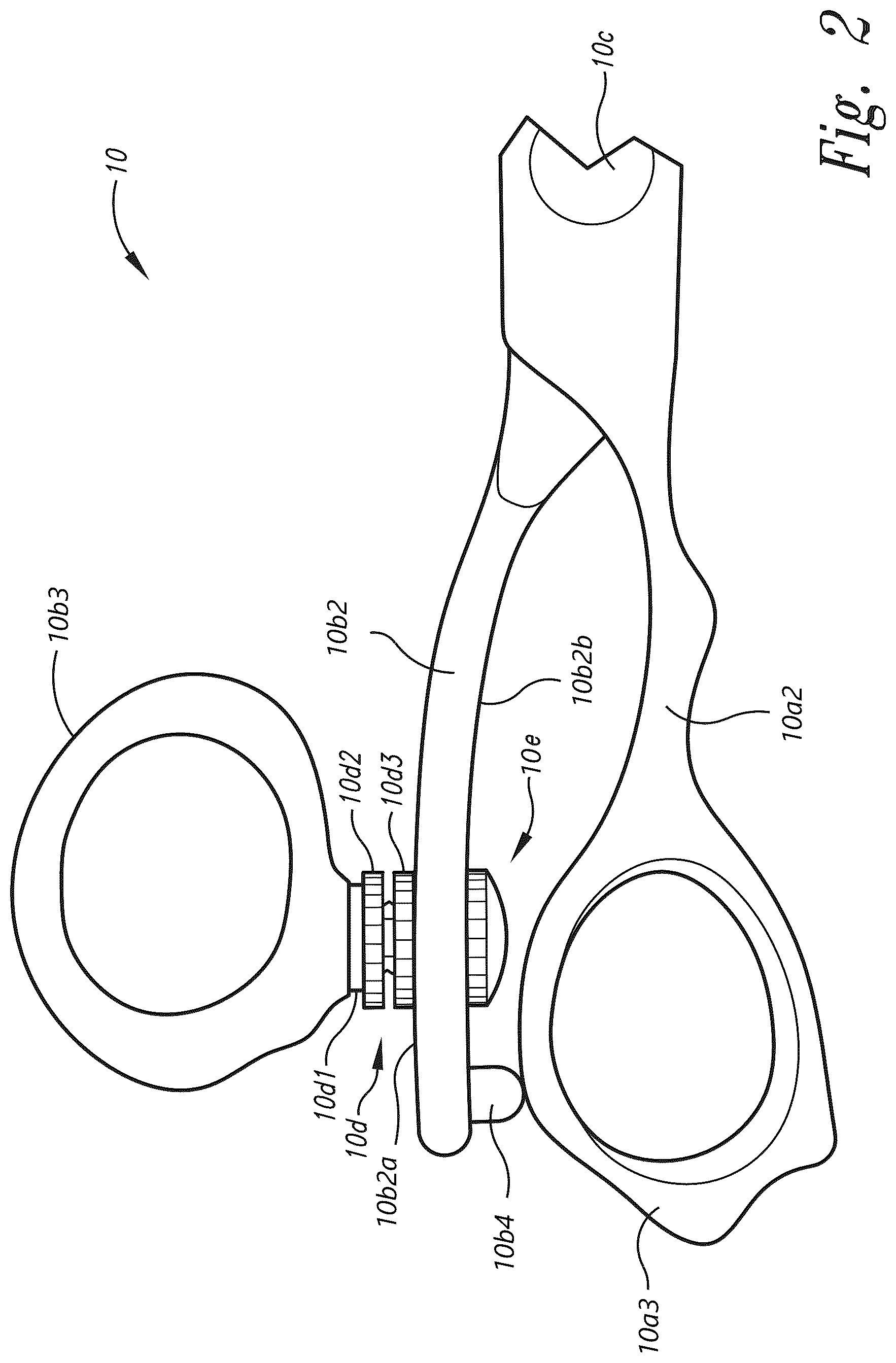 Patent US12611787 Figure 2 – Scissors