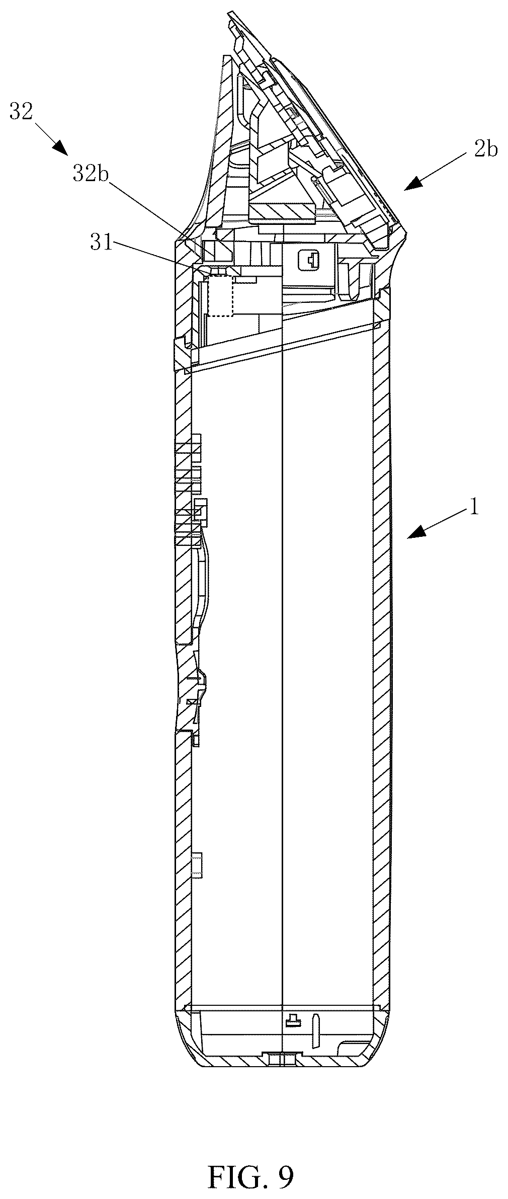 Patent US12611788 Figure 8 – Electric hair trimmer with illumination system