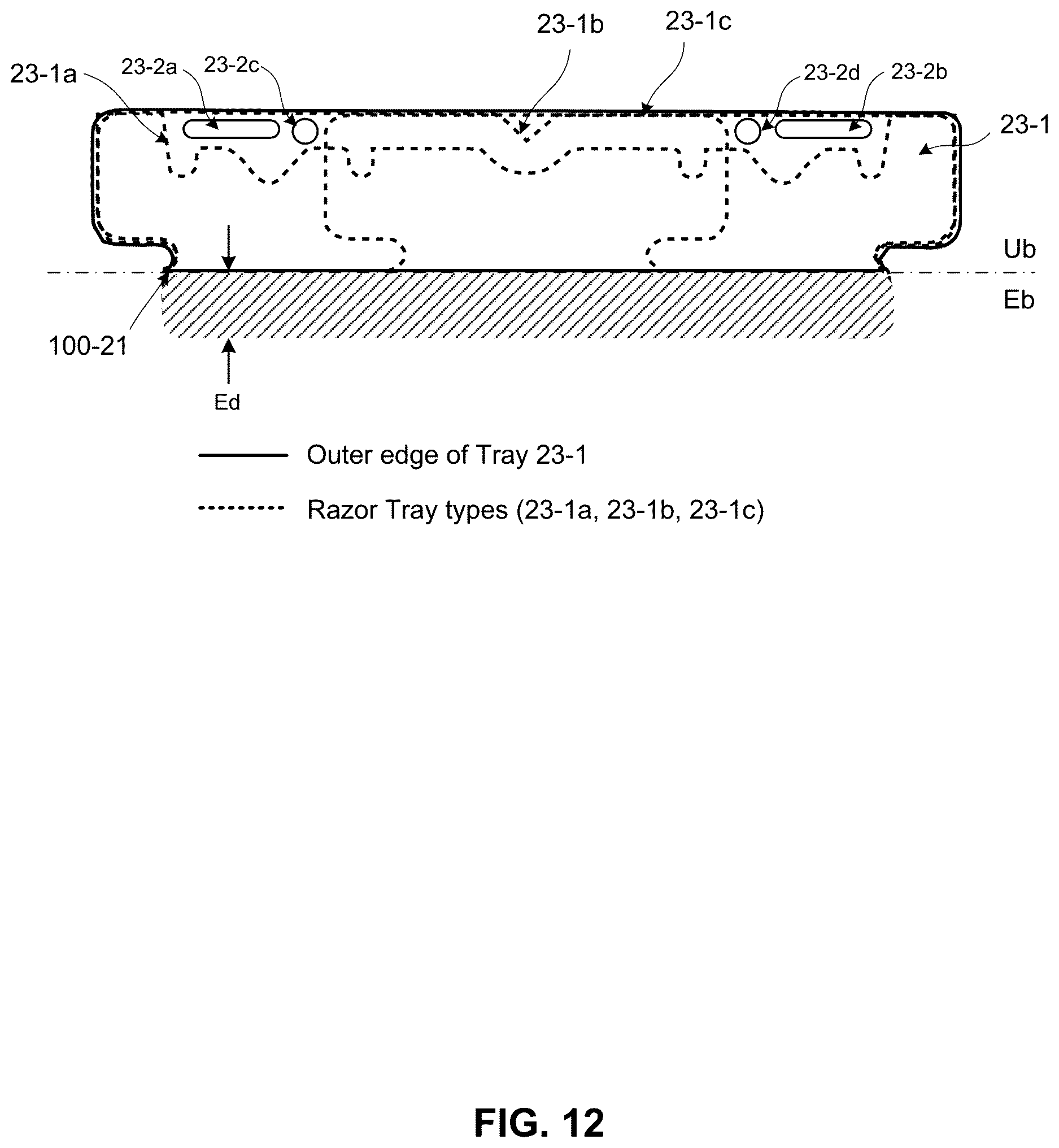 Patent US12611789 Figure 12 – Smart straight razor