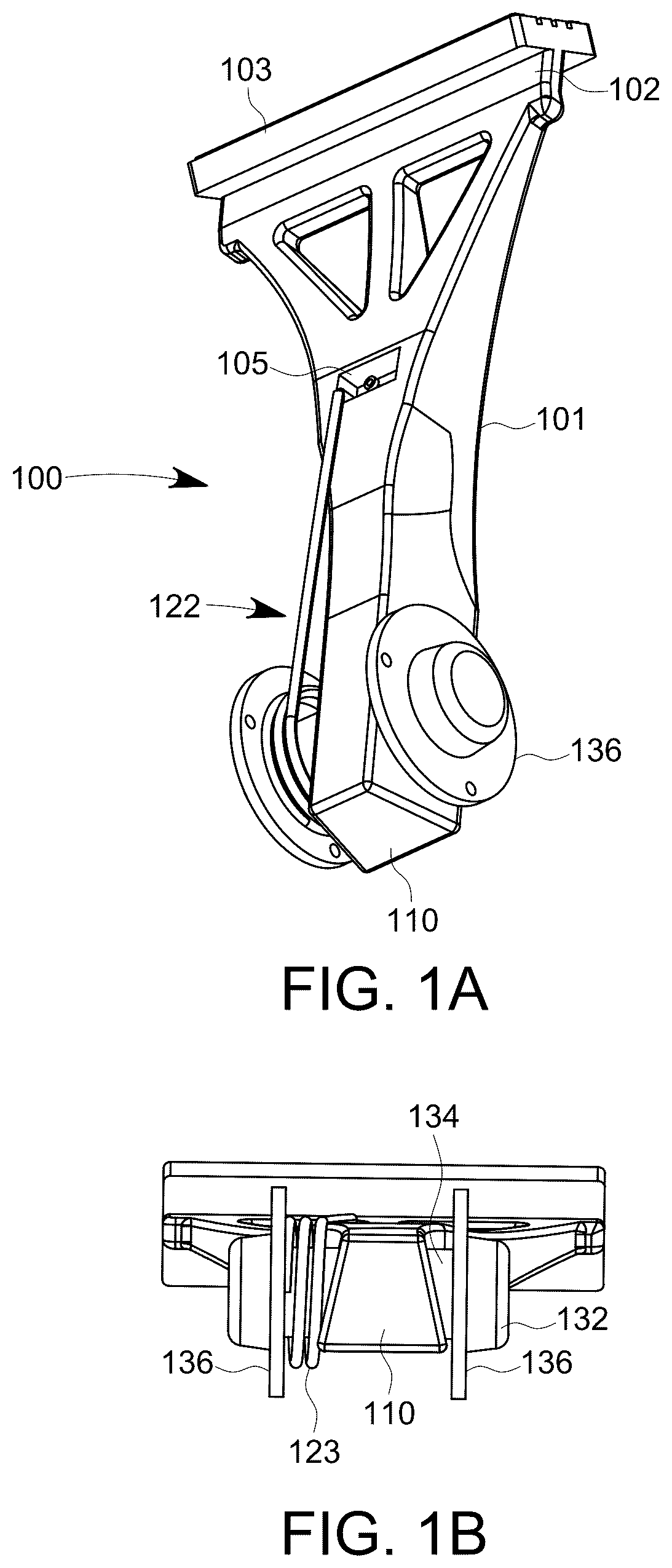 Patent US12611790 Figure 1 – Rotating shaving razor apparatus