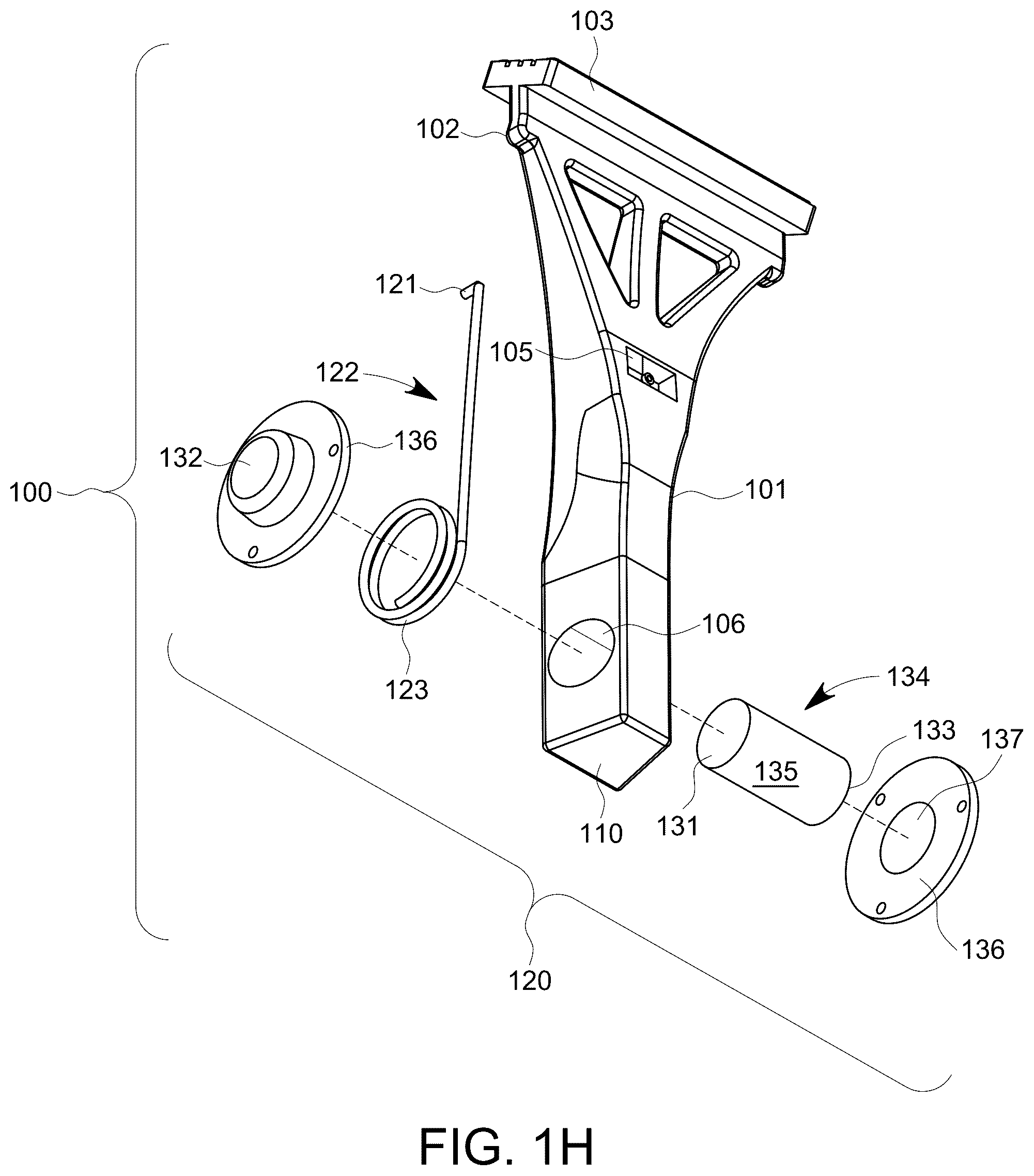 Patent US12611790 Figure 4 – Rotating shaving razor apparatus