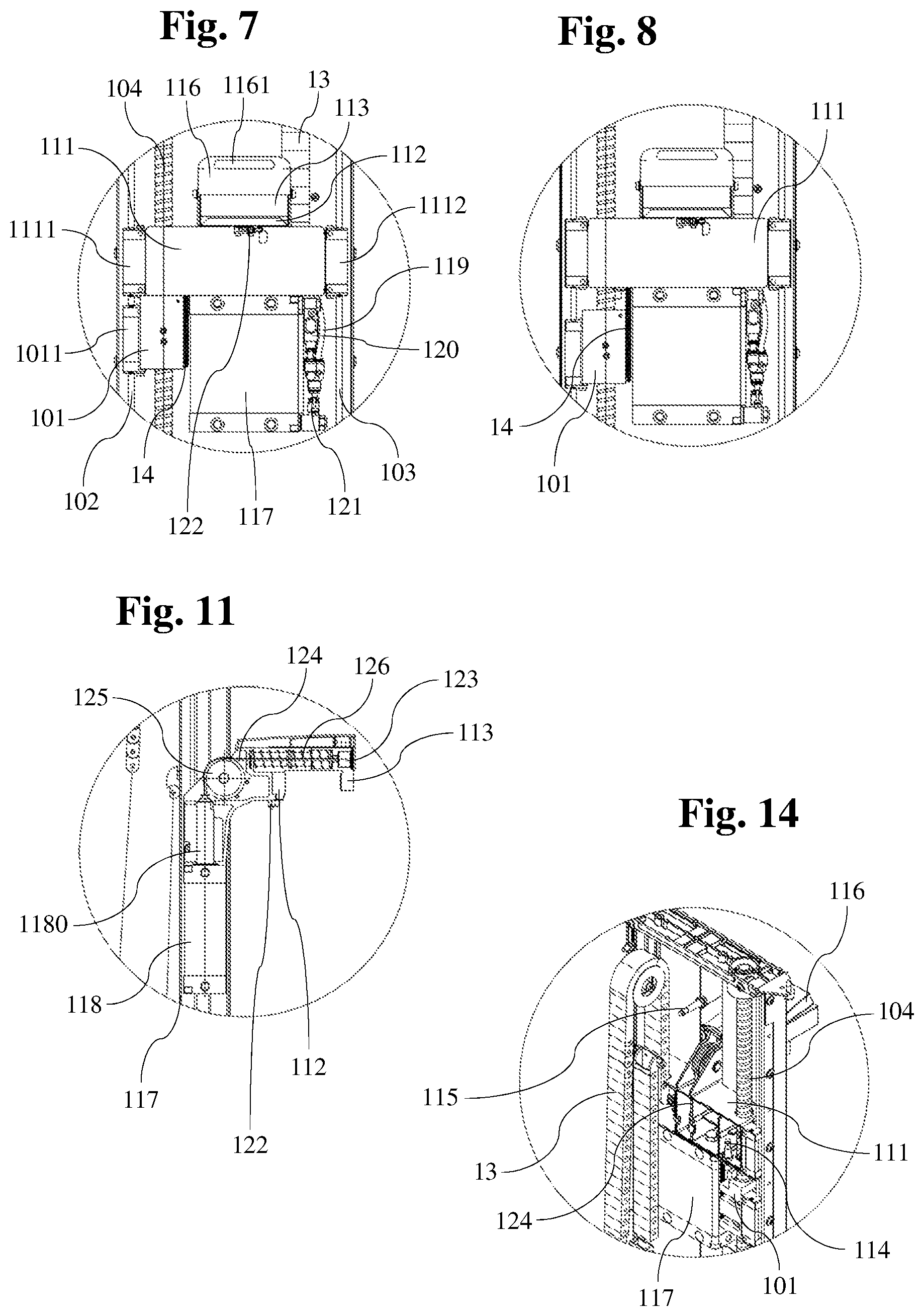 Patent US12611791 Figure 5 – Vertical panel saw having a panel-lowering device