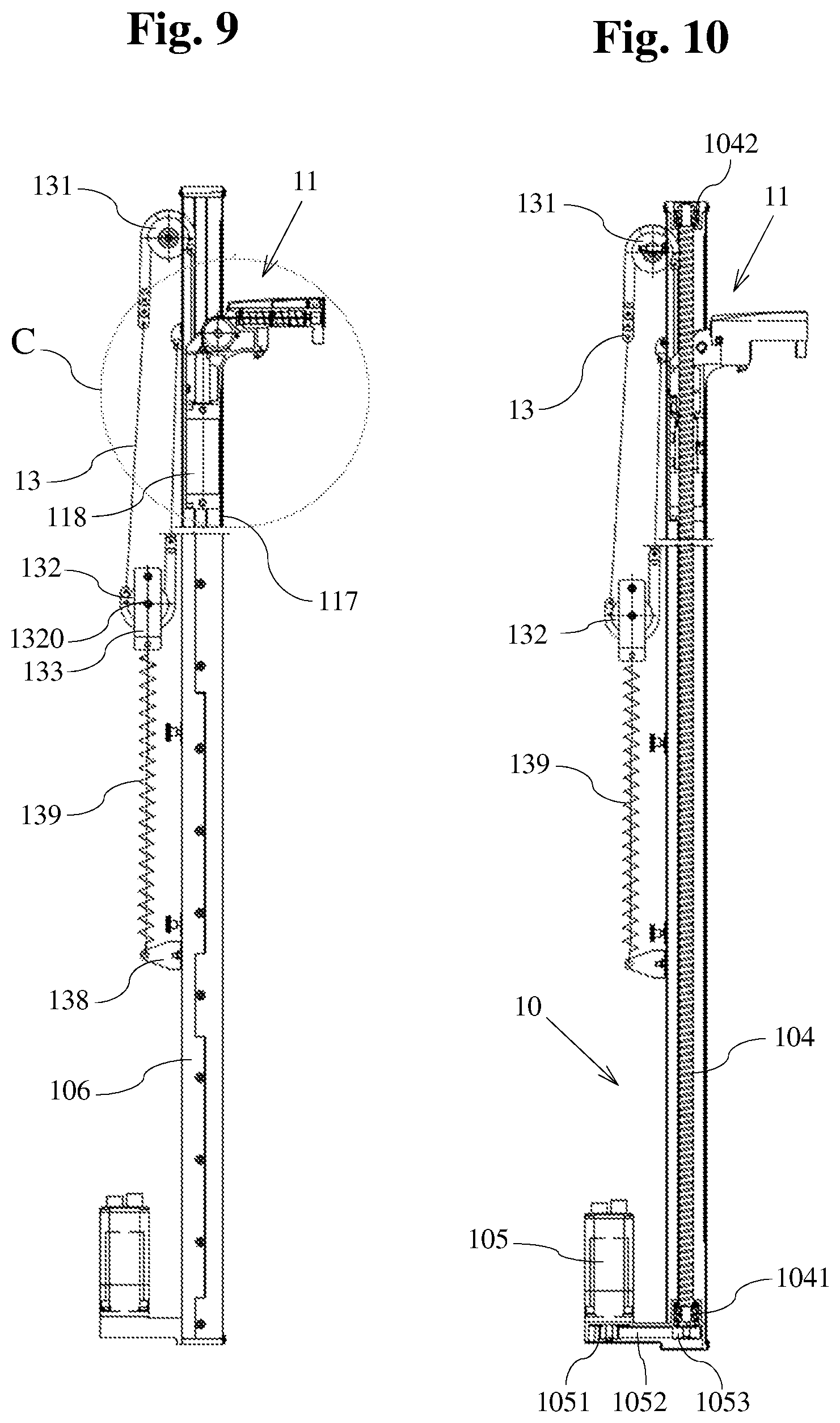 Patent US12611791 Figure 6 – Vertical panel saw having a panel-lowering device