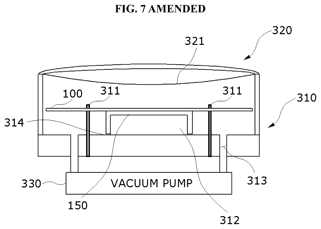 Patent US12611792 Figure 11 – Membrane device for manufacturing crash pad for vehicle including real wood sheet