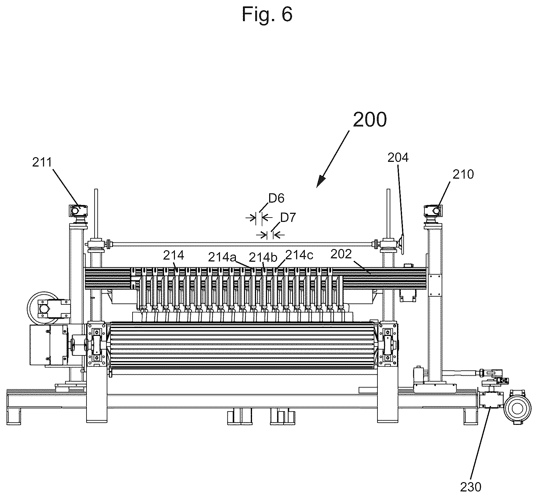 Patent US12611794 Figure 6 – Method and apparatus for producing engineered stone slabs