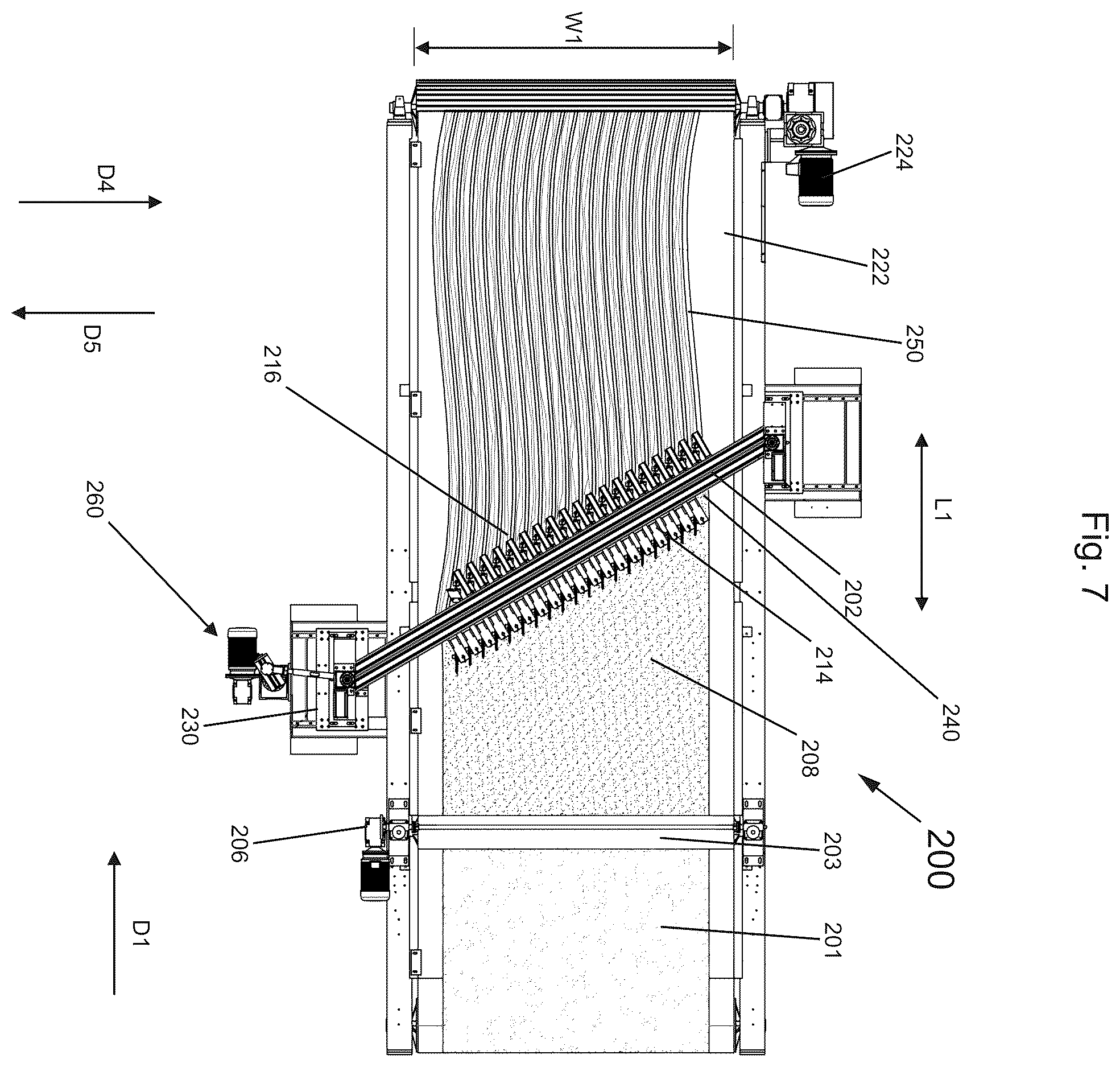 Patent US12611794 Figure 7 – Method and apparatus for producing engineered stone slabs