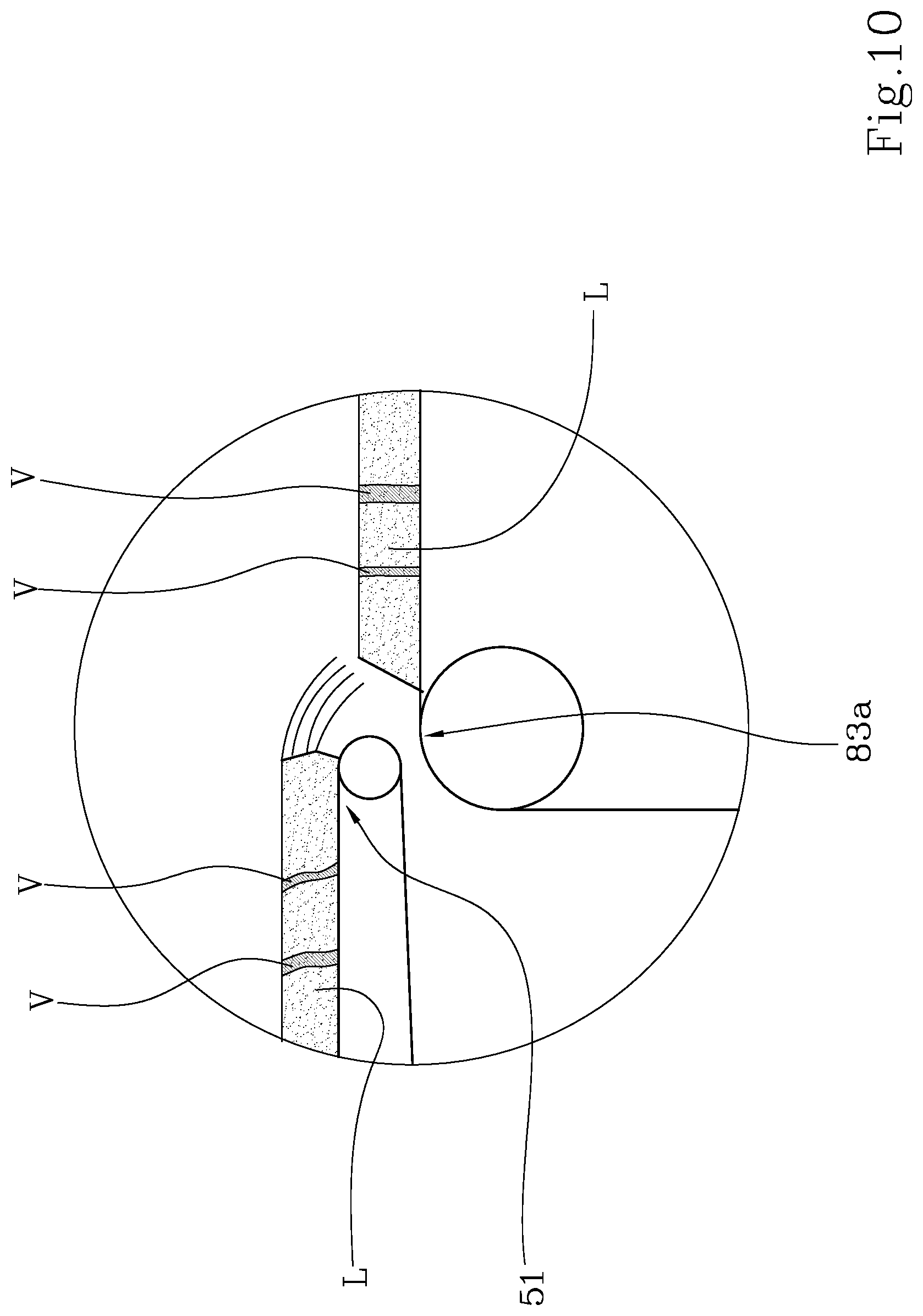 Patent US12611798 Figure 9 – Machine for dry decoration of ceramic tiles, with a control system for a ceramic mixture accumulation