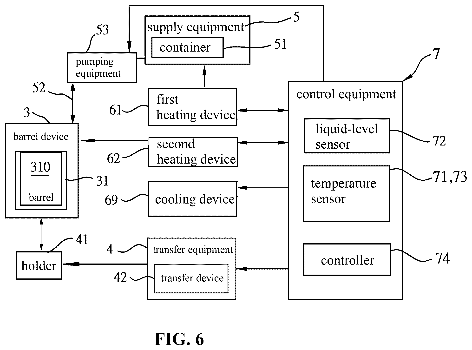 Patent US12611801 Figure 6 – Recycling device and method for laminar structures bonded by cured adhesive