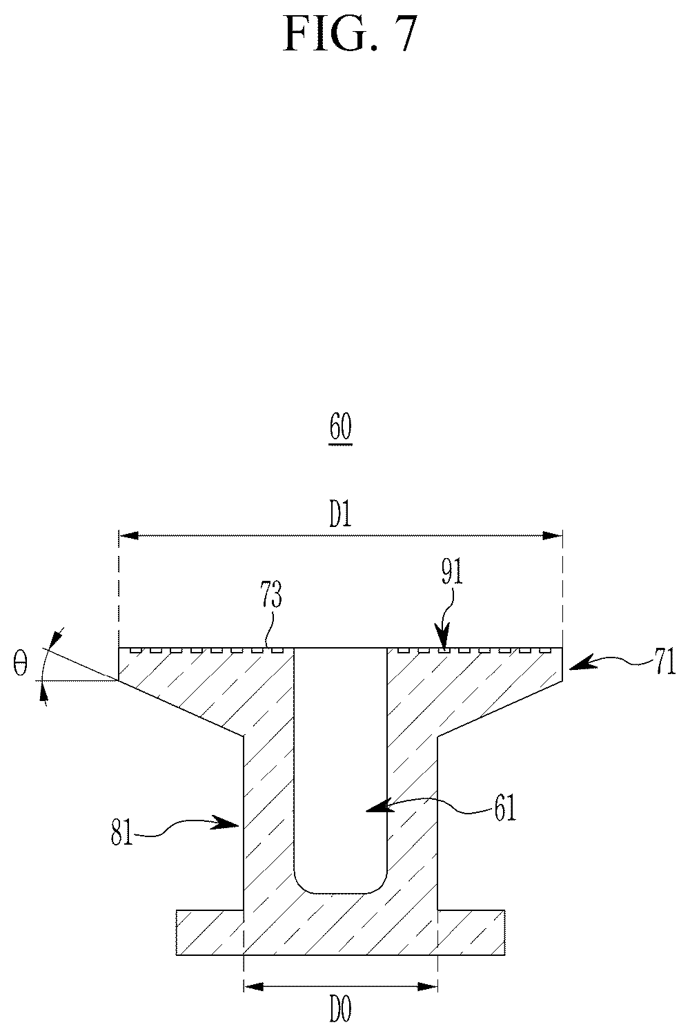 Patent US12611803 Figure 7 – Plastic composite material parts forming apparatus