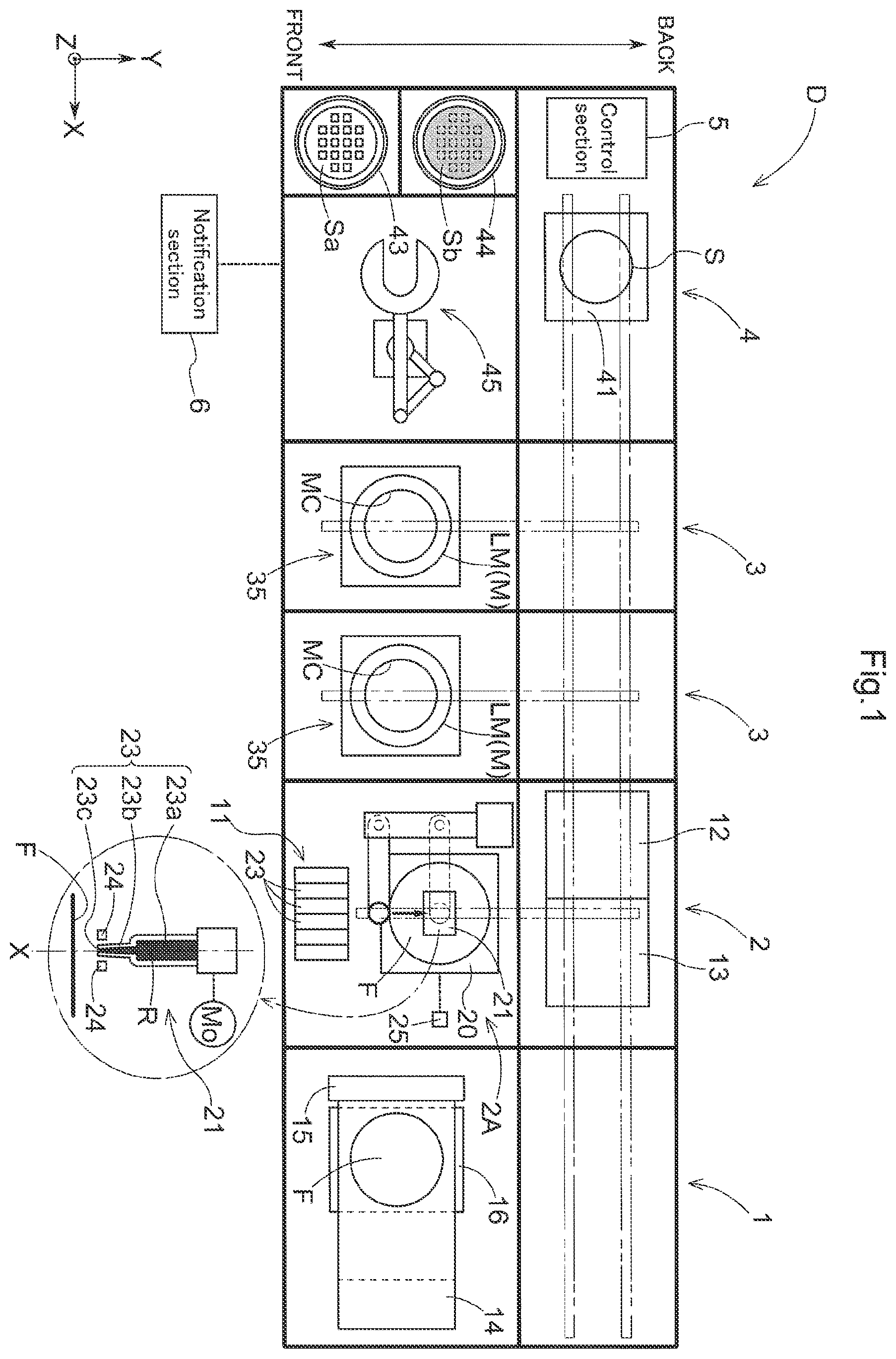 Patent US12611804 Figure 1 – Resin supply device, resin molding apparatus, and method for producing resin molded product