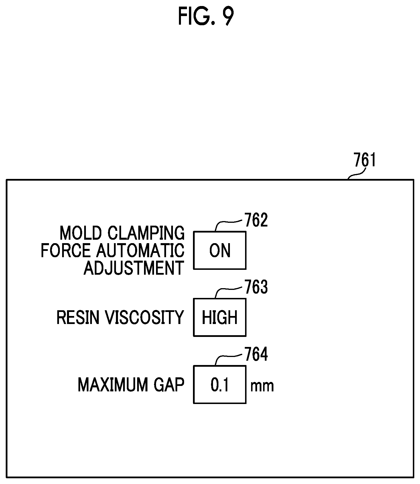 Patent US12611807 Figure 8 – Control device of injection molding machine, injection molding machine, and method of controlling injection molding machine