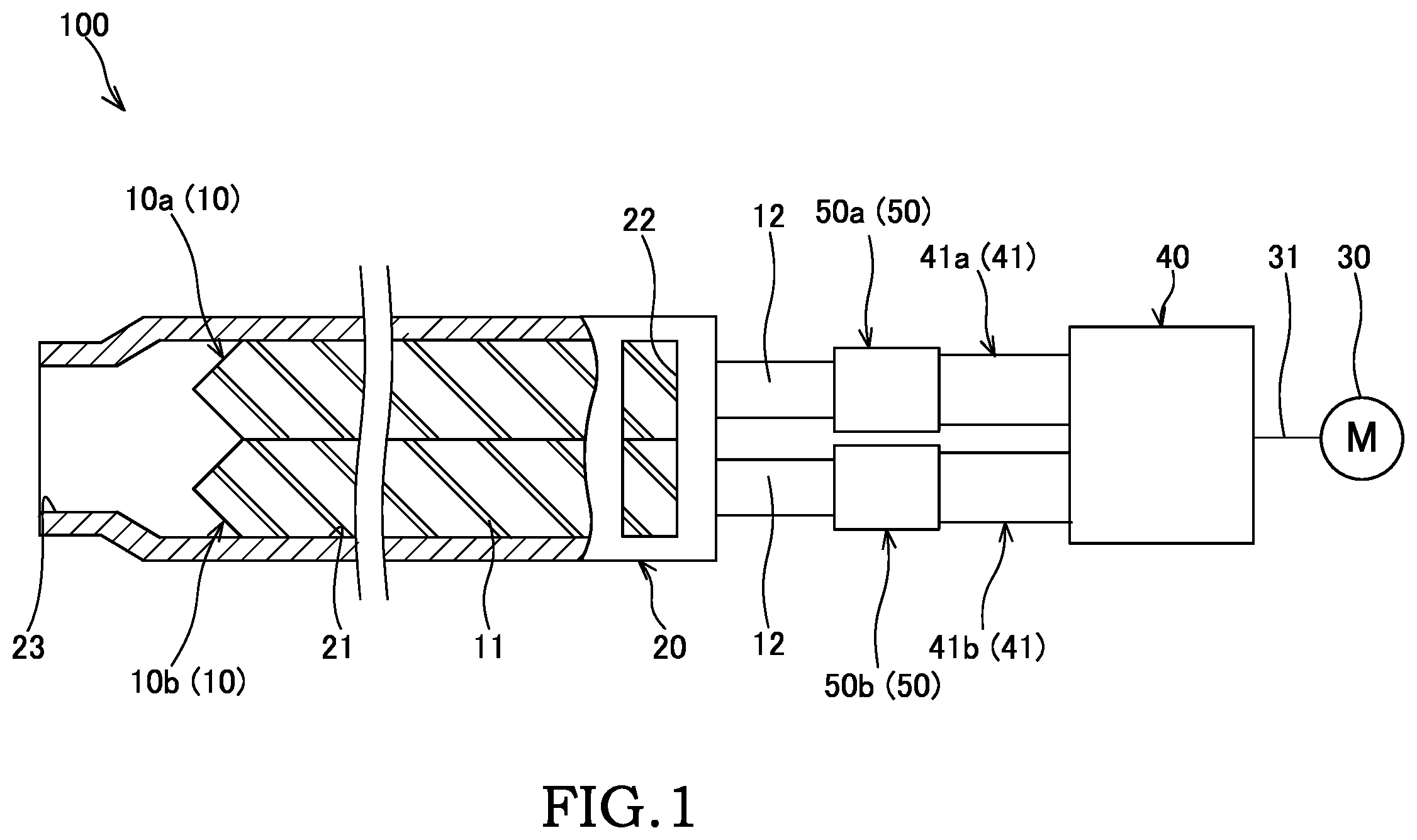 Patent US12611810 Figure 1 – Screw machine