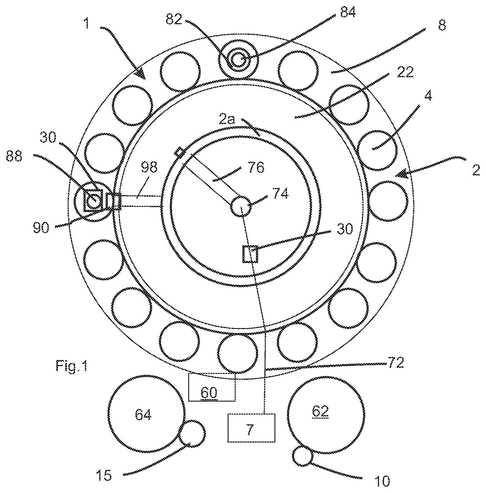 Patent US12611811 Figure 1 – Sterile blow molding machine with ejection sluice and method for the operation thereof