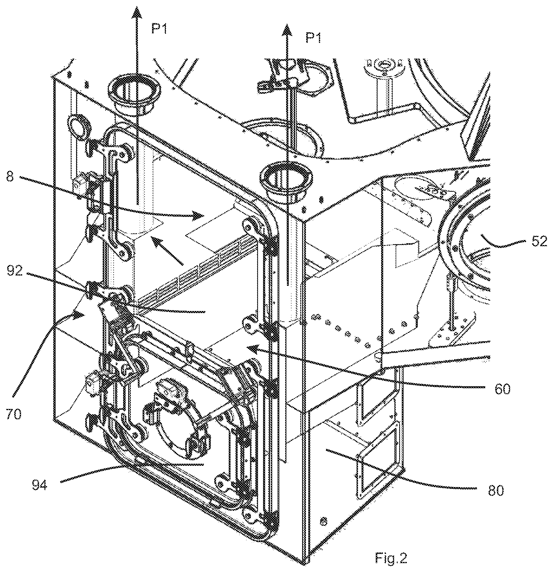 Patent US12611811 Figure 2 – Sterile blow molding machine with ejection sluice and method for the operation thereof