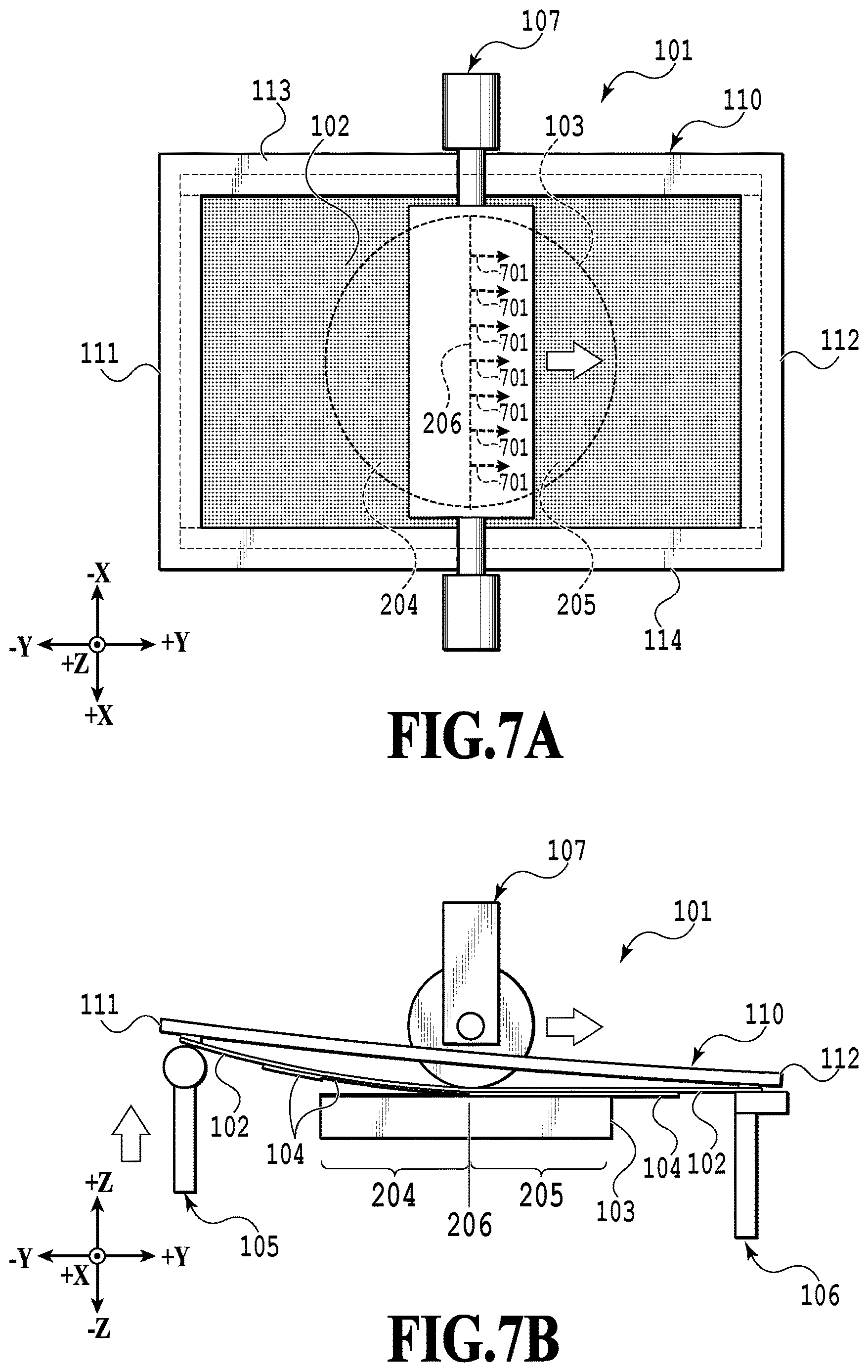 Patent US12611813 Figure 7 – Transfer method, transfer apparatus, and peeling method