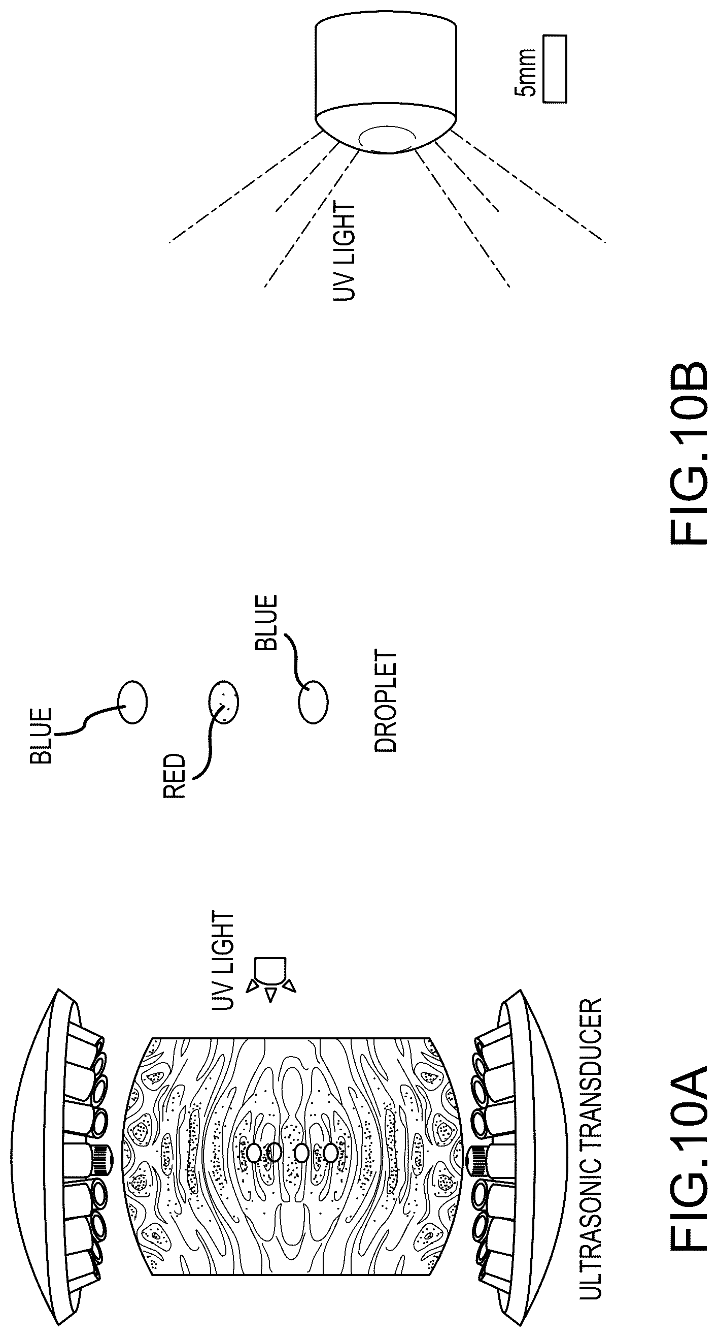 Patent US12611814 Figure 14 – Acoustic levitation-assisted contactless droplet printing