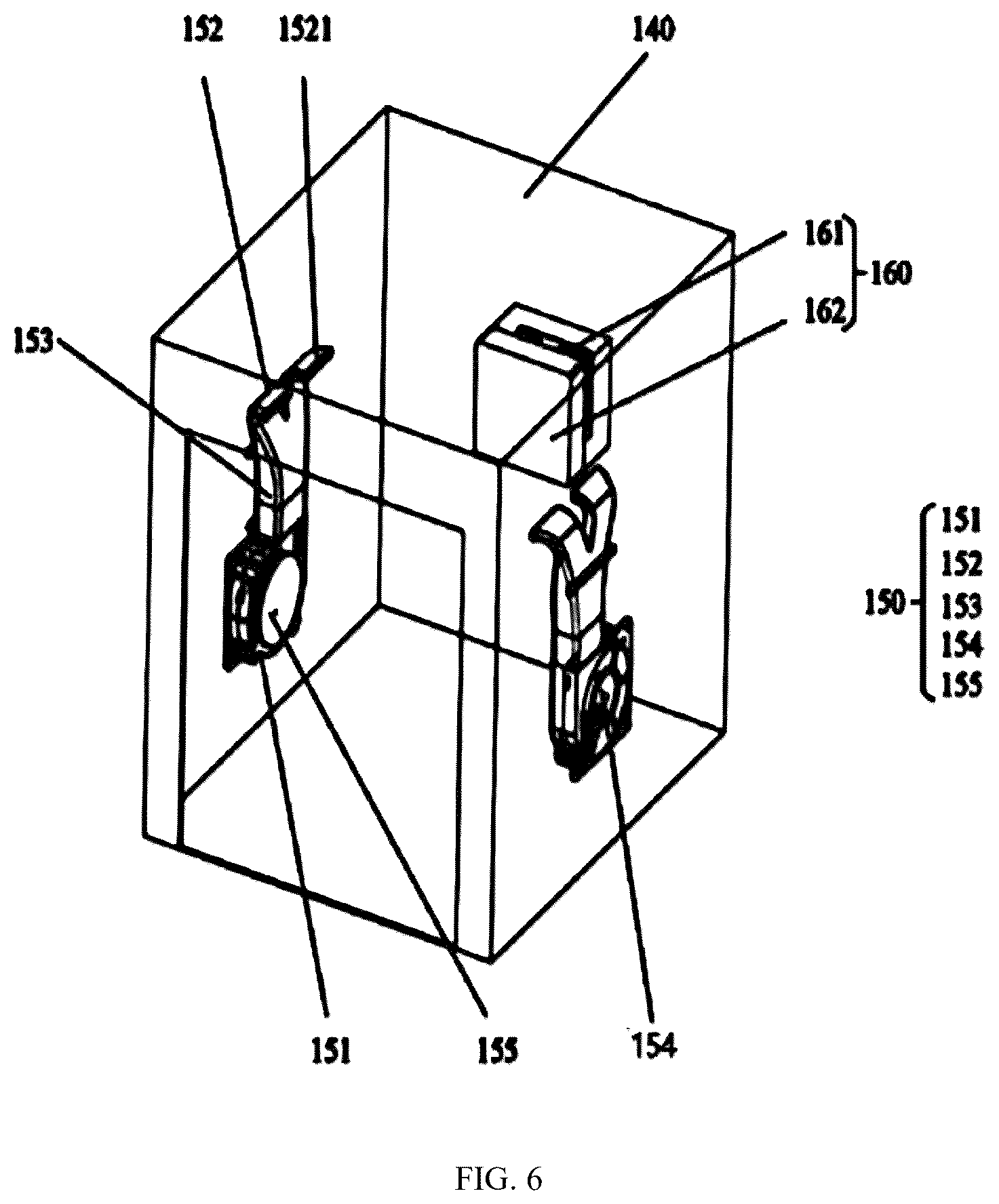 Patent US12611819 Figure 6 – Filter assembly and modeling apparatus
