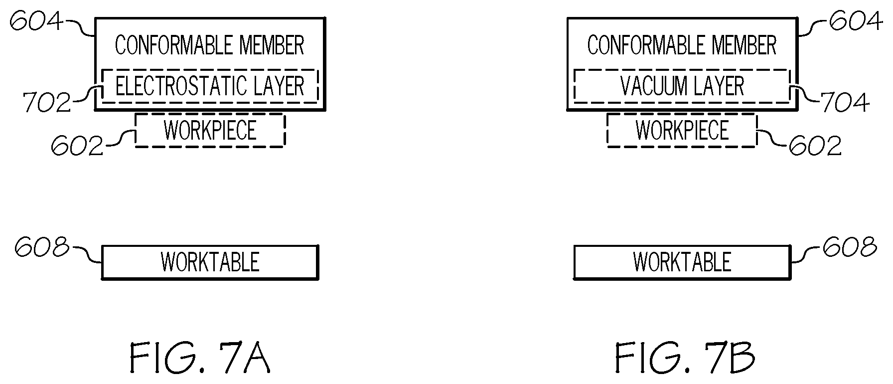 Patent US12611824 Figure 7 – Method for preforming a workpiece, composite manufacturing method and system associated therewith