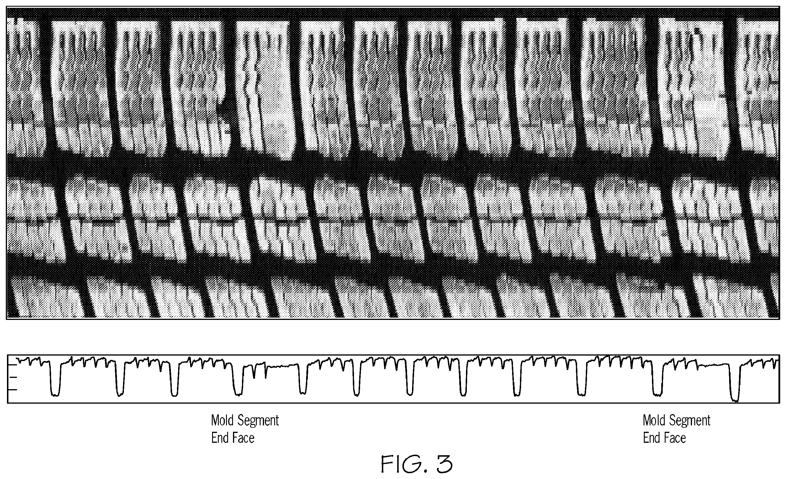 Patent US12611832 Figure 3 – Mold segment irregular wear and noise countermeasure