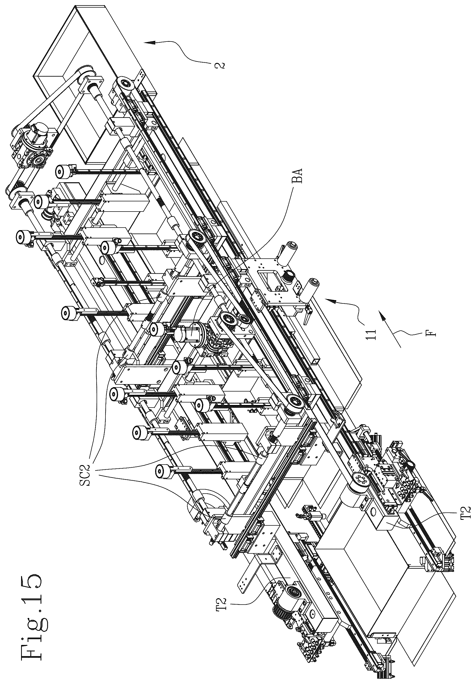 Patent US12611835 Figure 15 – Apparatus and method for wrapping a cardboard box