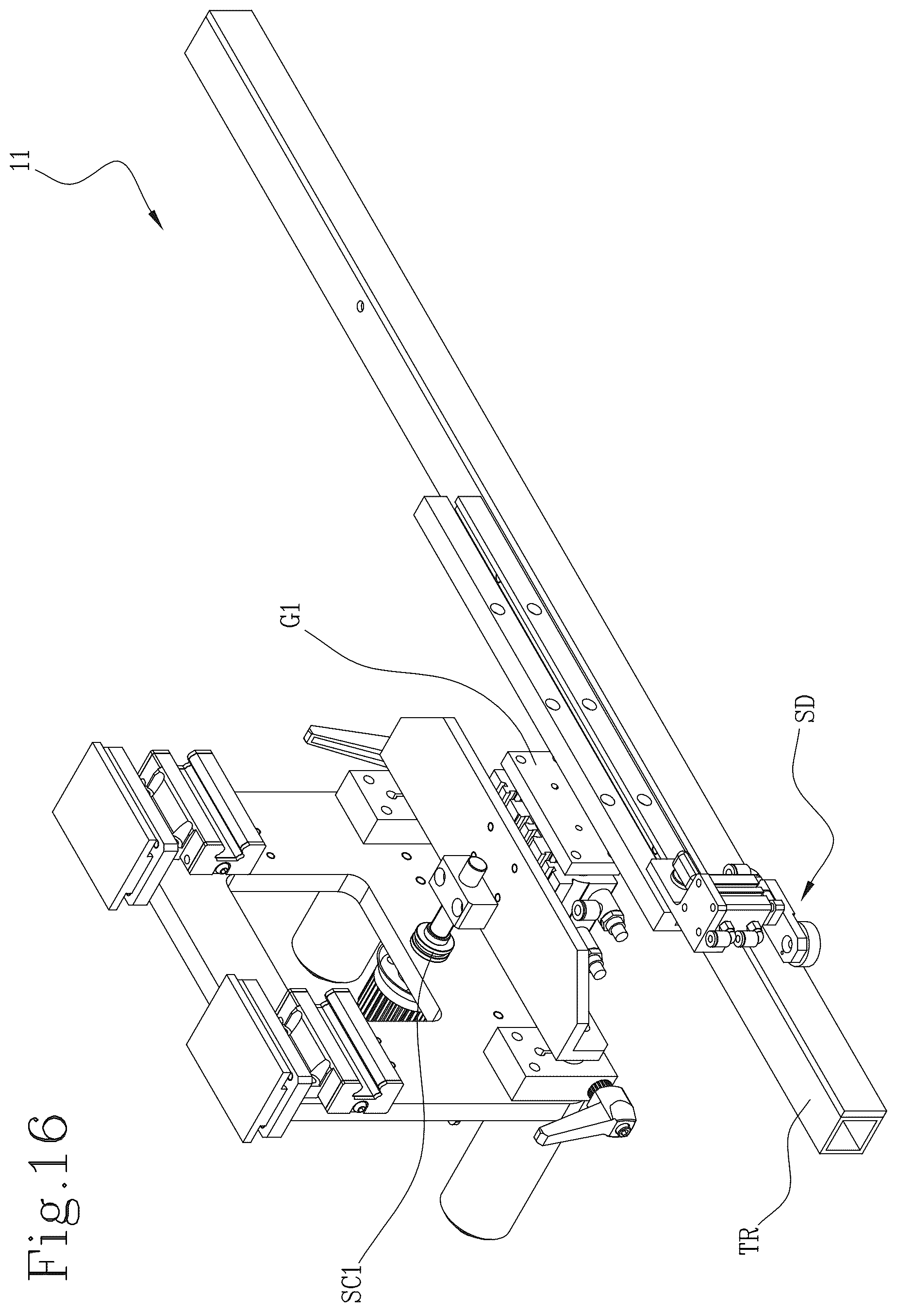 Patent US12611835 Figure 16 – Apparatus and method for wrapping a cardboard box