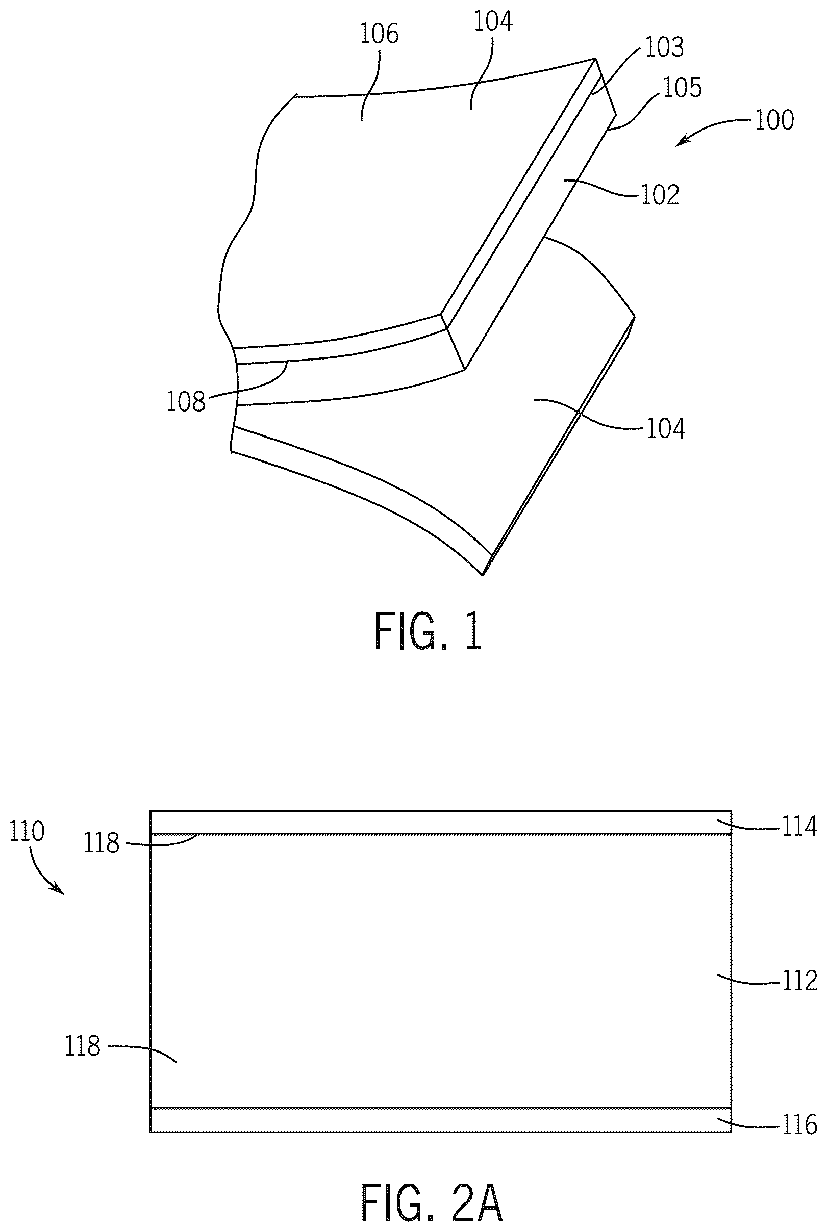 Patent US12611836 Figure 1 – Biaxially oriented thermoplastic polymer laminate films for luggage articles and methods of making the same