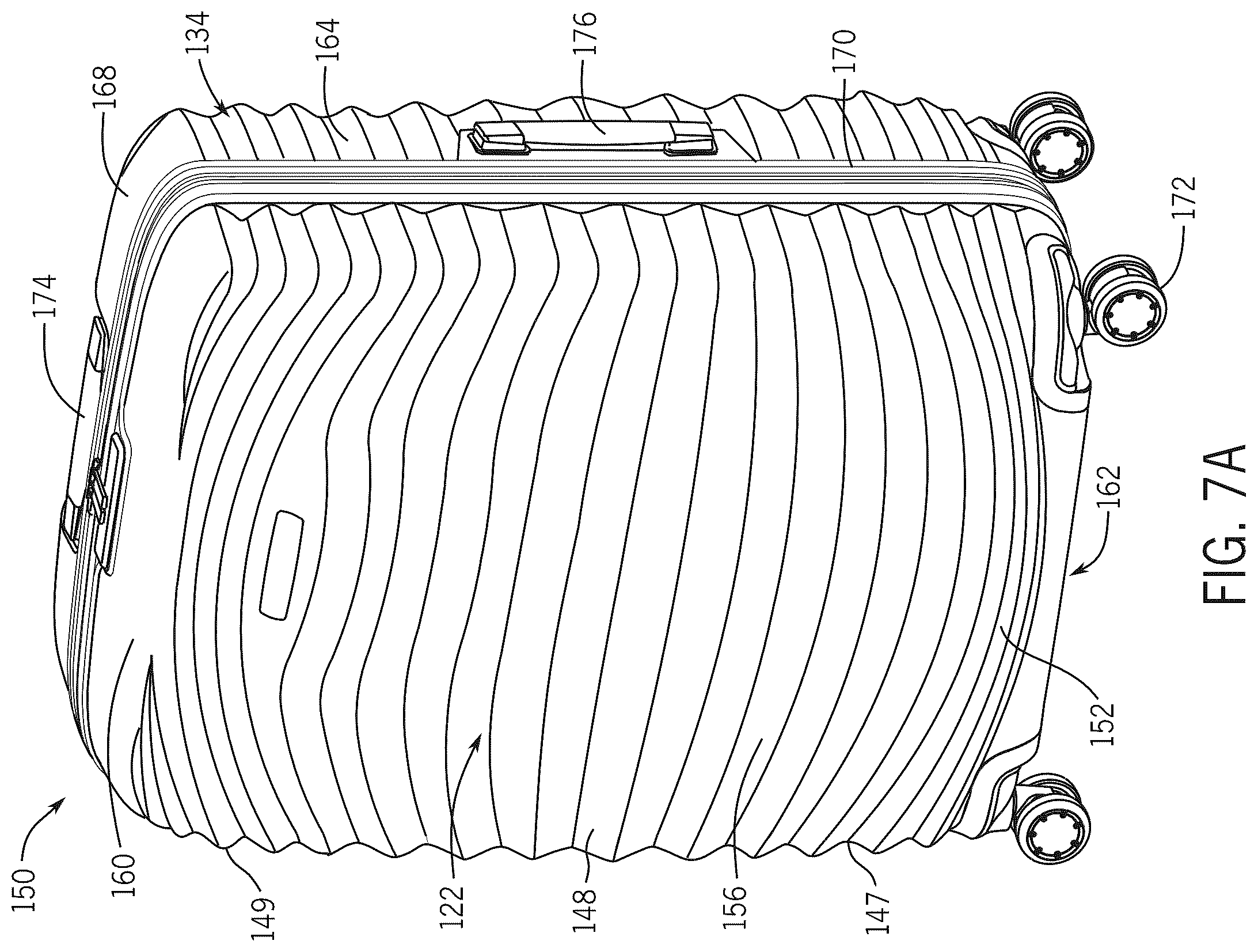 Patent US12611836 Figure 8 – Biaxially oriented thermoplastic polymer laminate films for luggage articles and methods of making the same