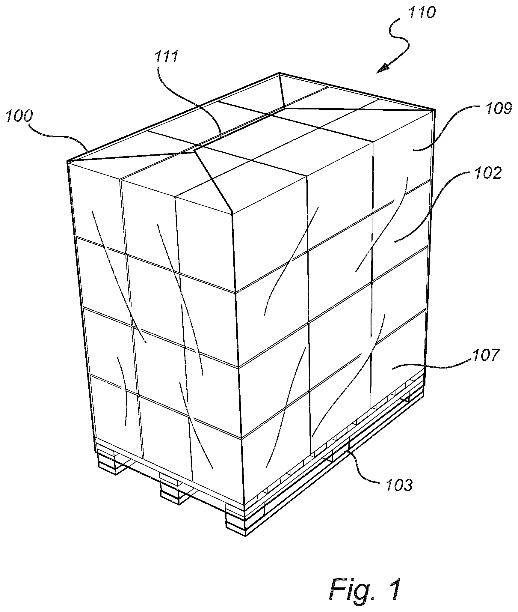 Patent US12611837 Figure 1 – Tubular film for stretch hoods comprising recycled material