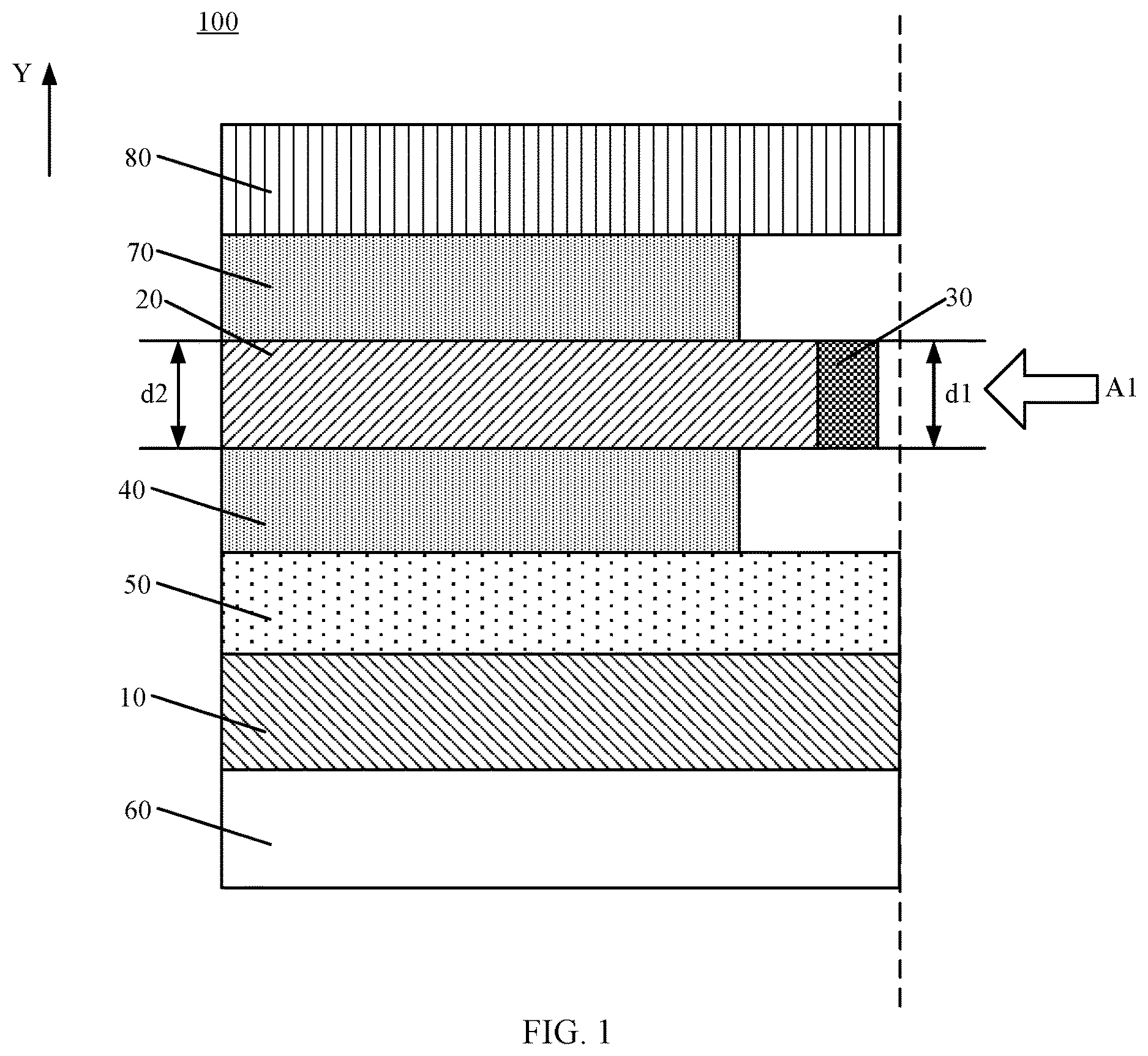 Patent US12611838 Figure 1 – Display module and display device