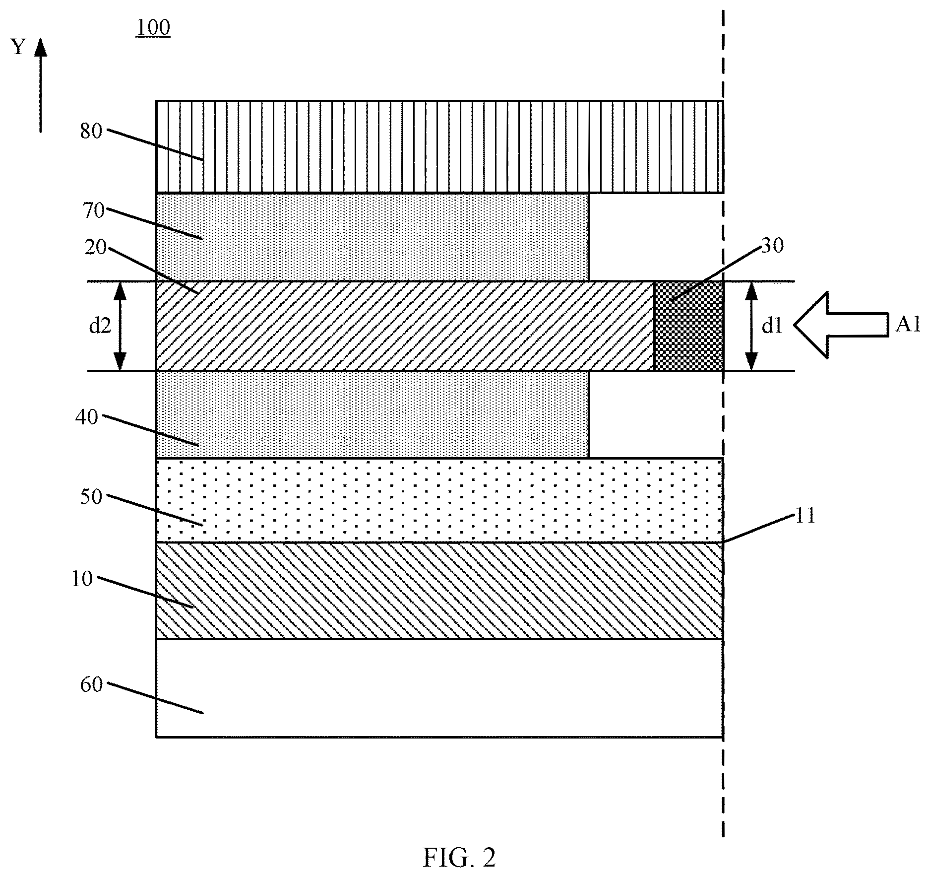 Patent US12611838 Figure 2 – Display module and display device